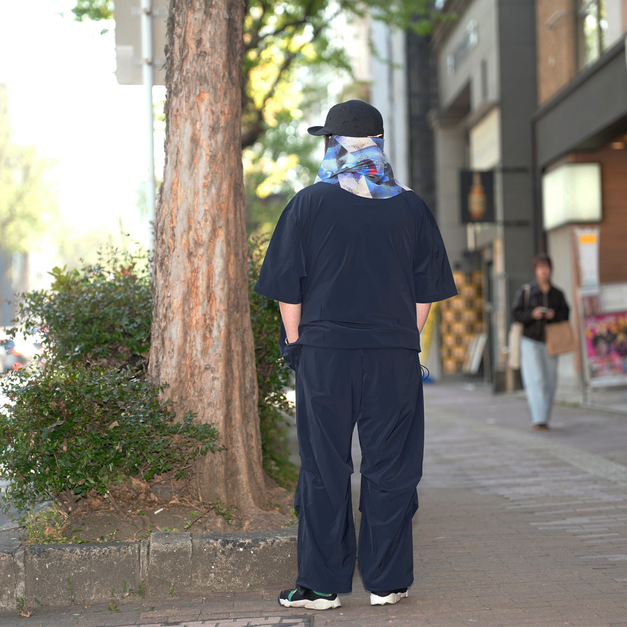 _162_Dark Navy | カラースモック S/S | Color:Dark Navy【UNTRACE_アントレース】【archive】