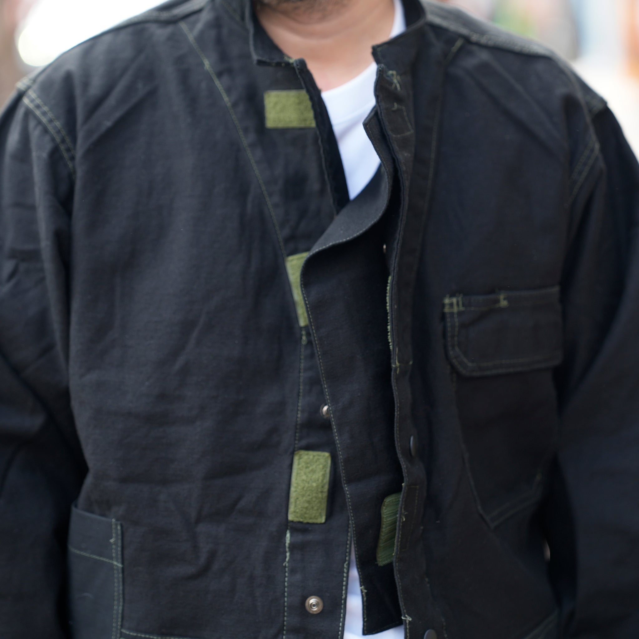 MEC COVERALL JACKET | Color_Dyed Black | No_odd2025aw-003【ODDMENT_オッドメント】