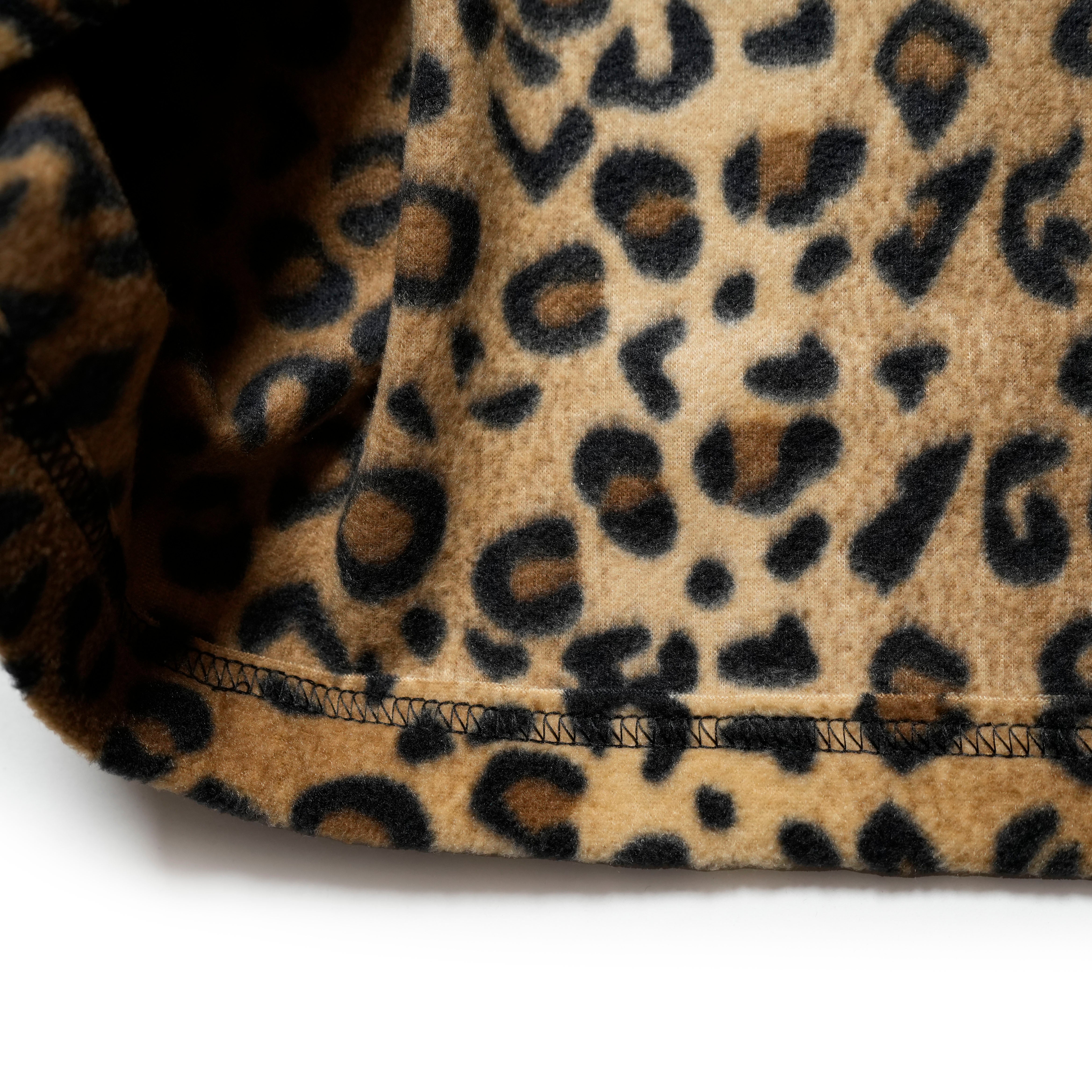 F48A_LEOPARD | Fleece Full Zip | Color:Leopard【SPRING MOUNTAIN_スプリングマウンテン】