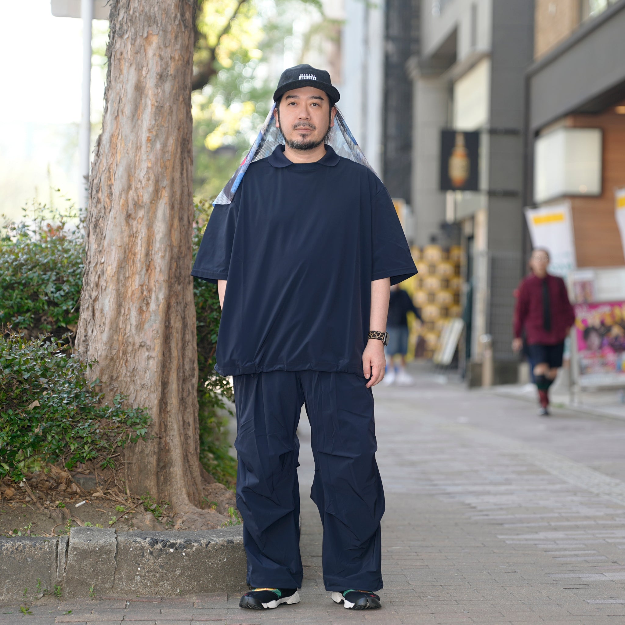 _163_Dark Navy | バックタック フライトパンツ | Color:Dark Navy【UNTRACE_アントレース】