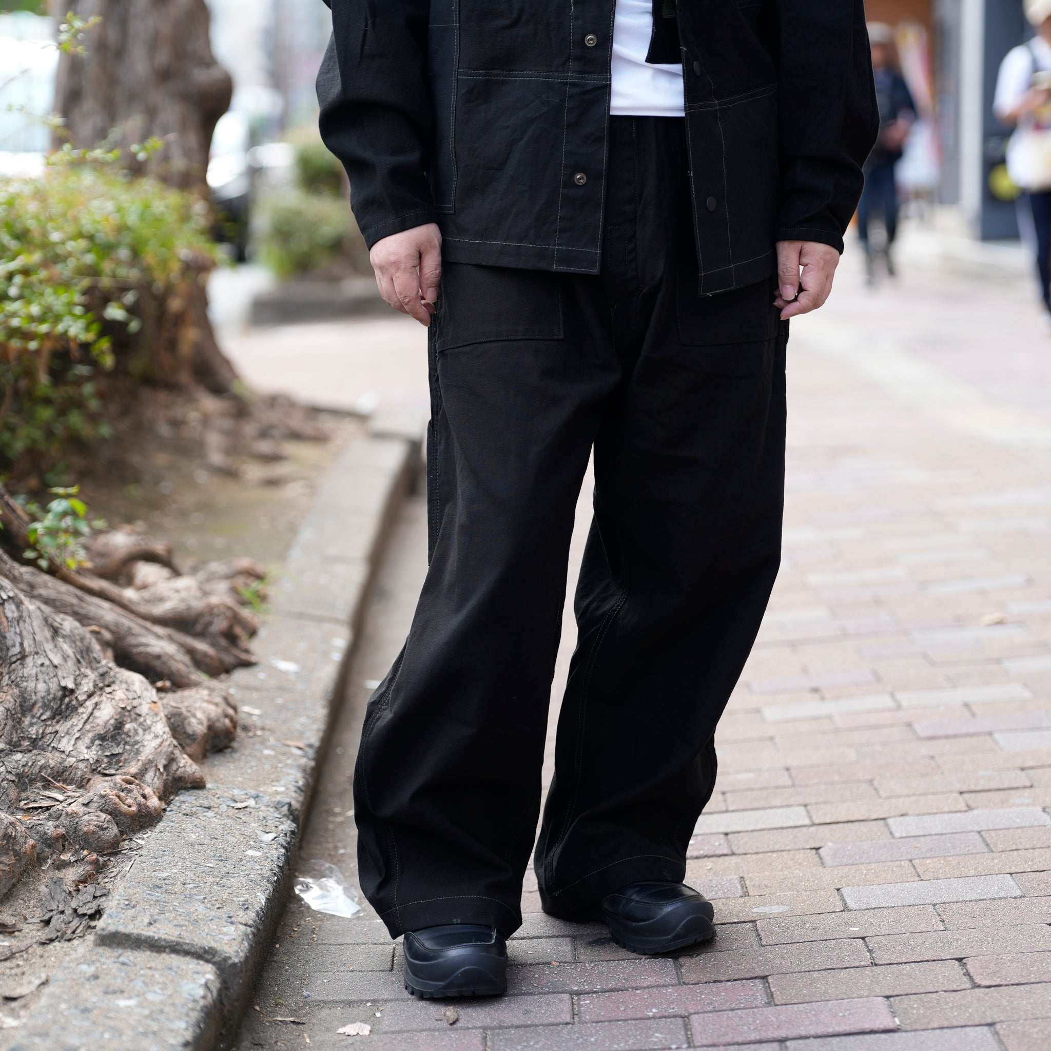 MEC COVERALL PANTS | Color_Dyed Black | No_odd2025aw-004【ODDMENT_オッドメント】