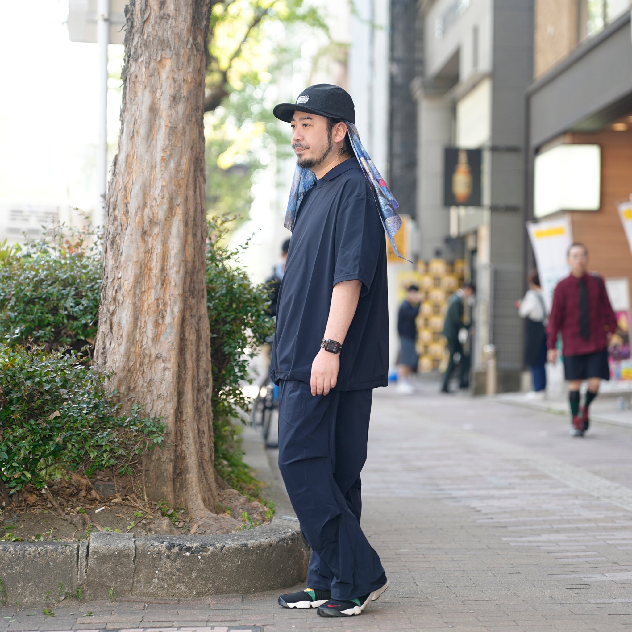 _163_Dark Navy | バックタック フライトパンツ | Color:Dark Navy【UNTRACE_アントレース】