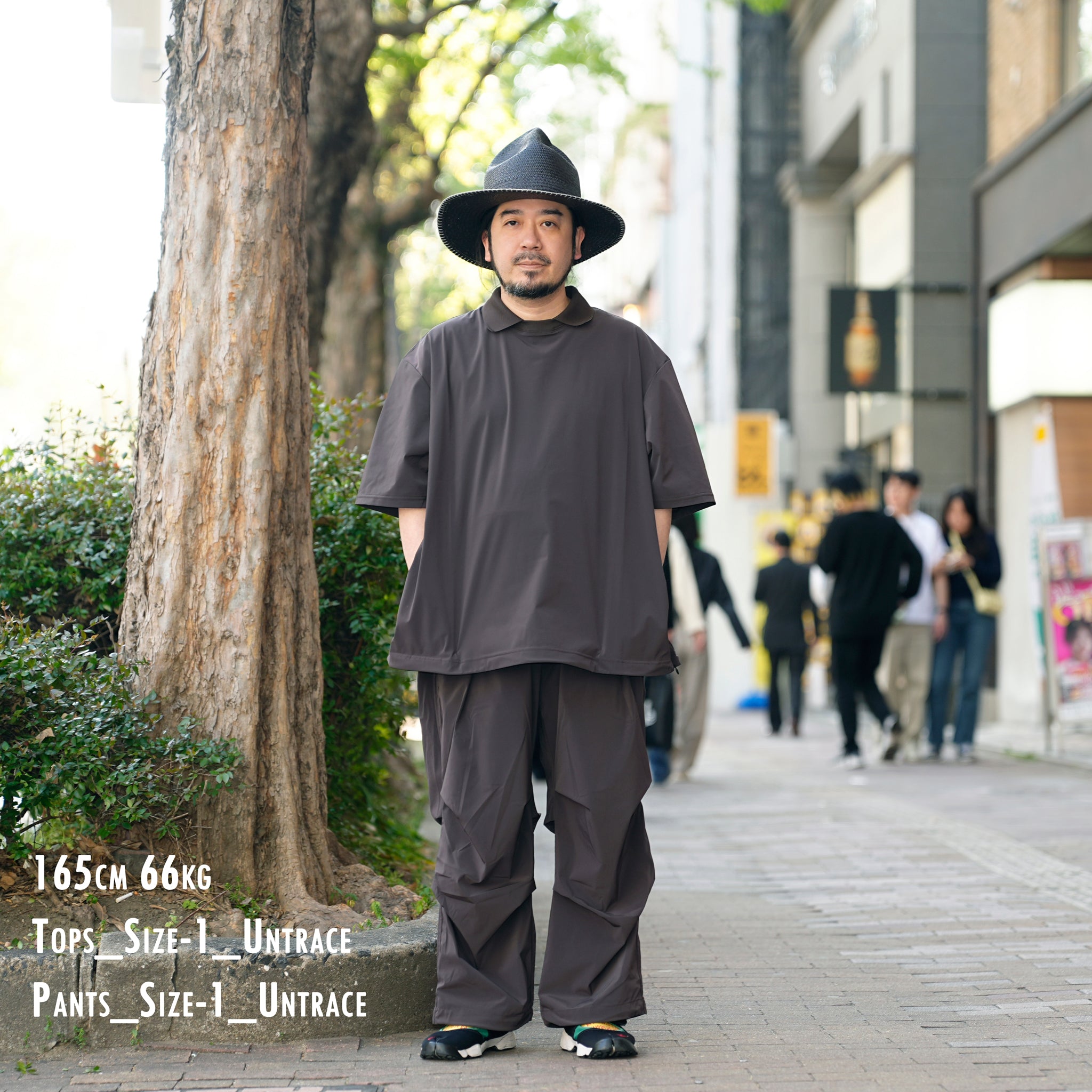 _162_Brown | カラースモック S/S | Color:Brown【UNTRACE_アントレース】【archive】