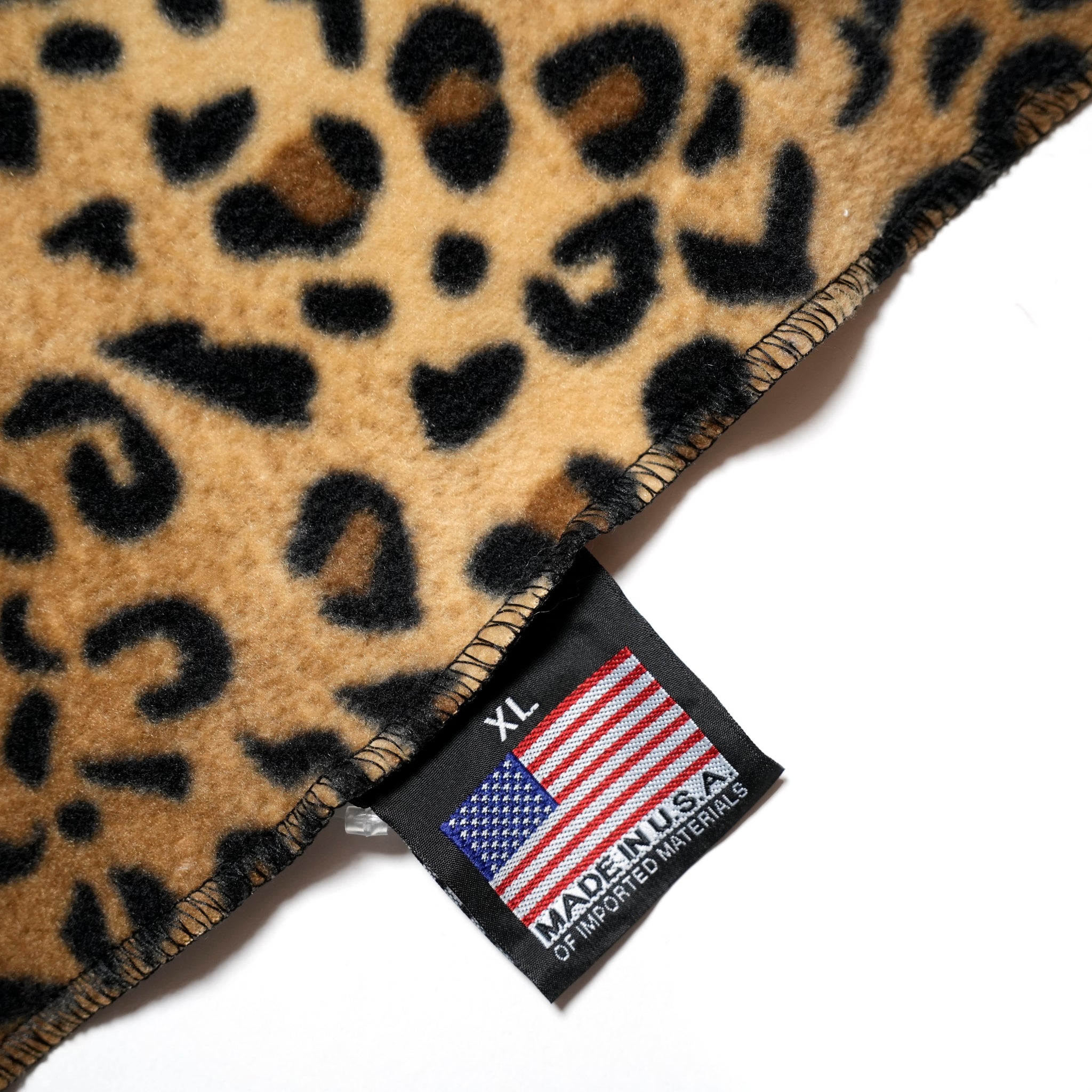 S90S_LEOPARD | Fleece Scarf 58” x8.5” | Color:Leopard【SPRING MOUNTAIN_スプリングマウンテン】【ネコポス選択可能】