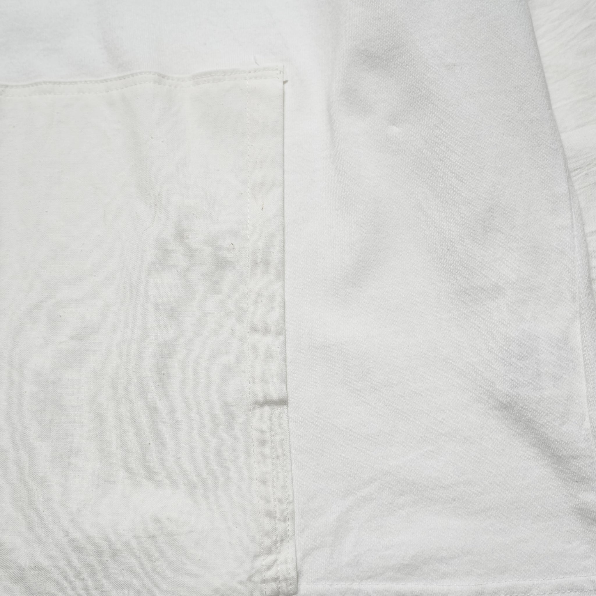 odd2024ss-02 | COMBI LONG TEE – White/Black | ODDMENT
