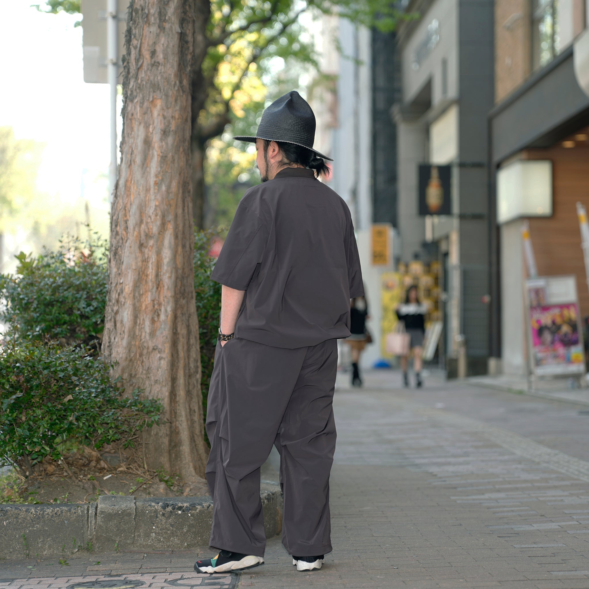 _162_Brown | カラースモック S/S | Color:Brown【UNTRACE_アントレース】【archive】
