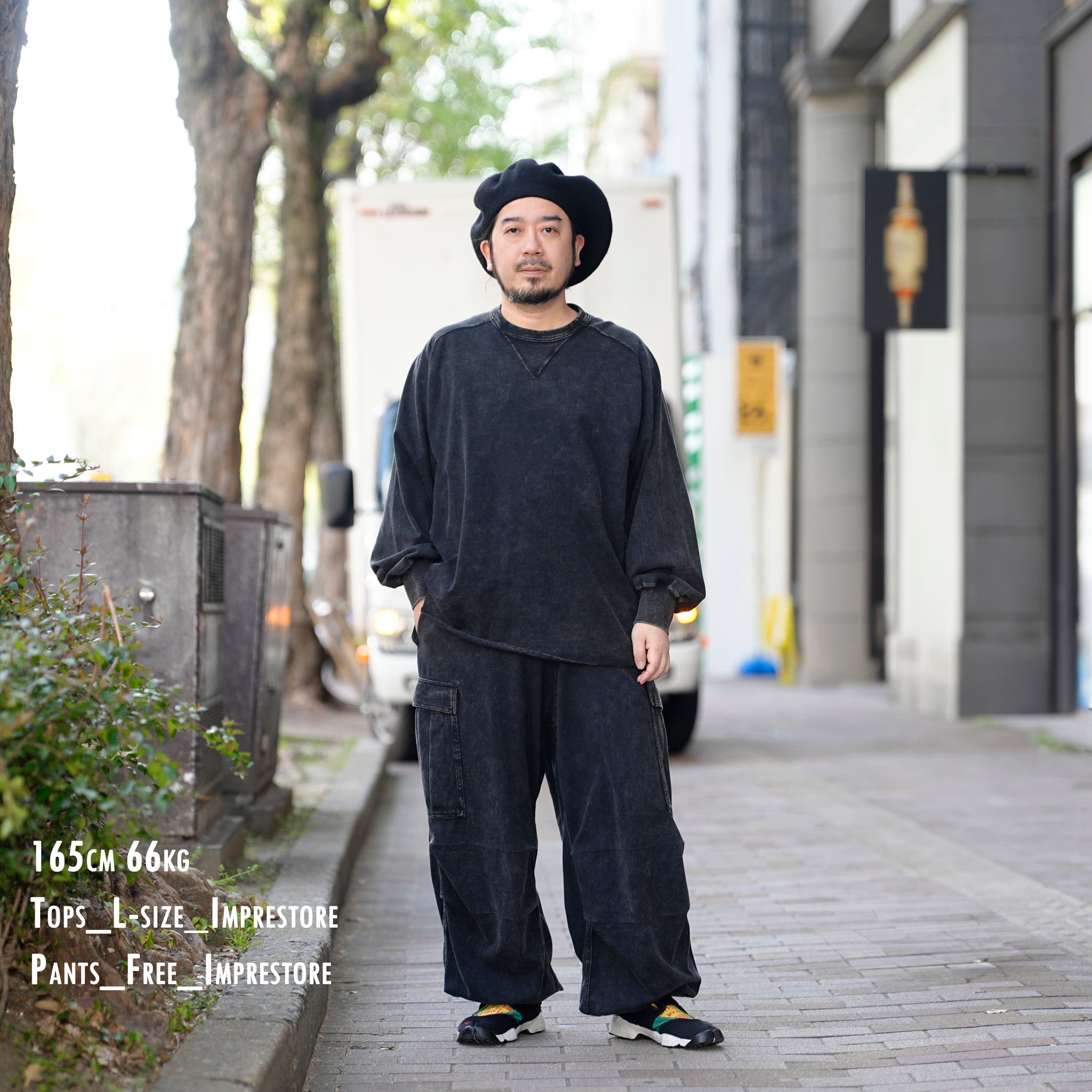 CZ-ImSt-292_Faded Black | RANDY t-cloth V.D | Color:Faded Black【IMPRESTORE_インプレストア】