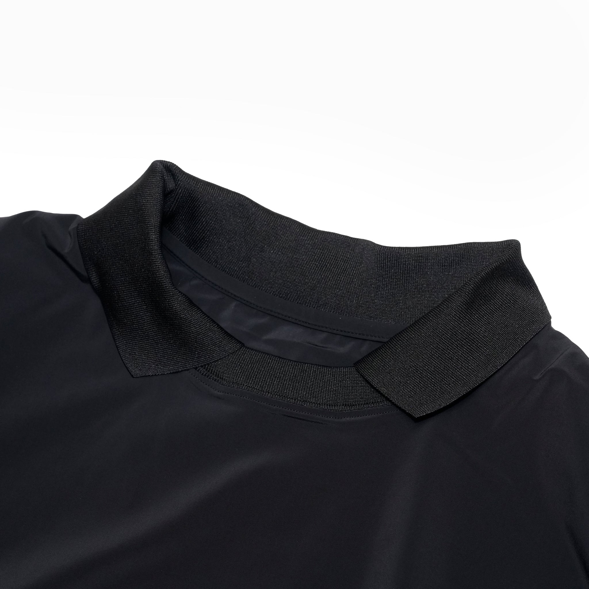 _162_Black | カラースモック S/S | Color:Black【UNTRACE_アントレース】