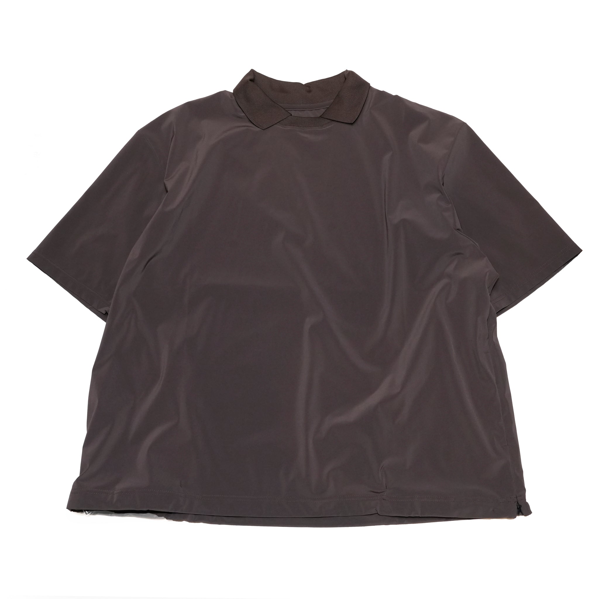 _162_Brown | カラースモック S/S | Color:Brown【UNTRACE_アントレース】【archive】