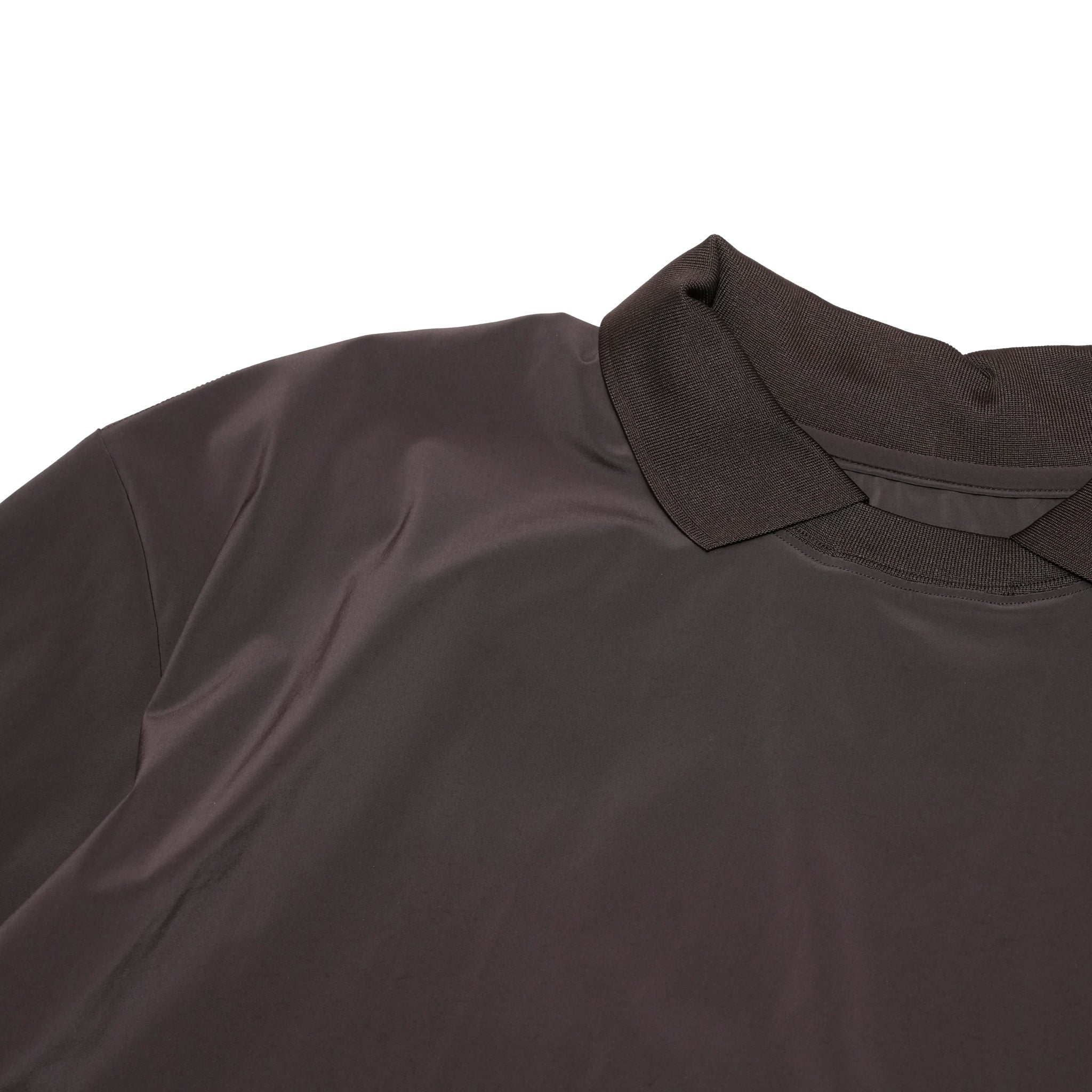_162_Brown | カラースモック S/S | Color:Brown【UNTRACE_アントレース】【archive】
