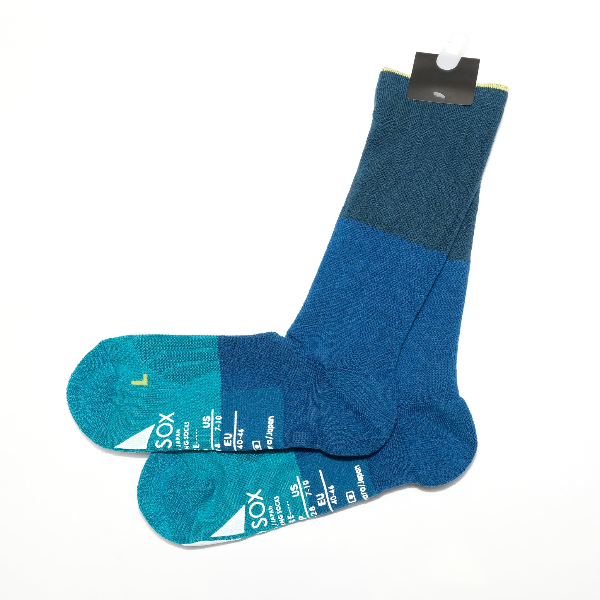 25-CREW-F SUPPORT PILE CREW / Blue【ANDSOX アンドソックス】【ネコポス選択可能】