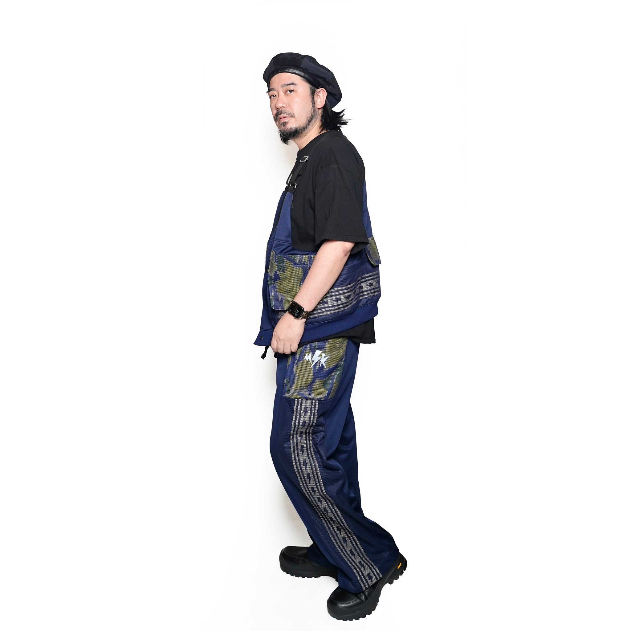 MK25S-V-01_Navy | MIRAGE VEST | Color:Navy【MASTERKEY_マスターキー】