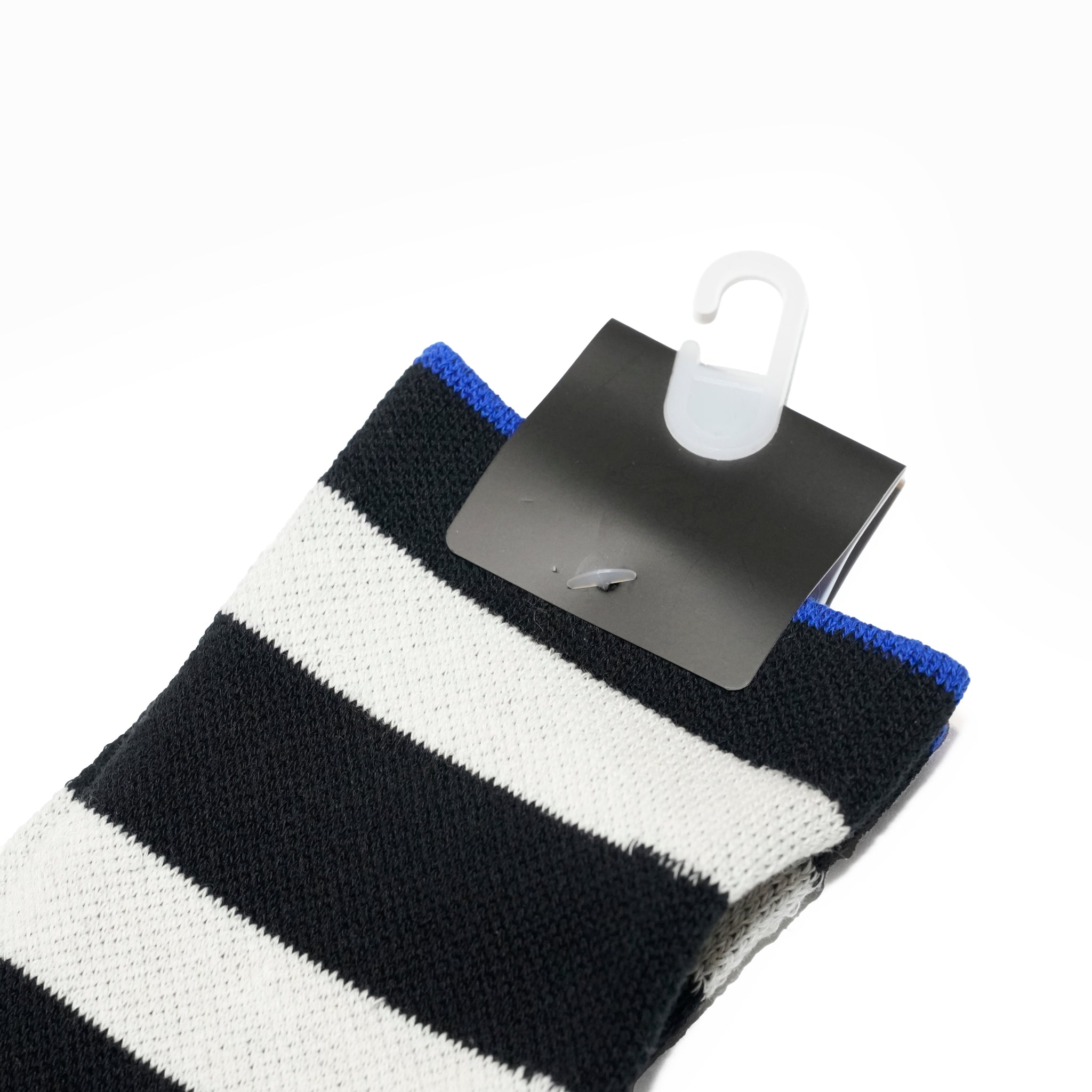 25-CREW-F SUPPORT PILE CREW STLIPE / Black-White【ANDSOX アンドソックス】【ネコポス選択可能】