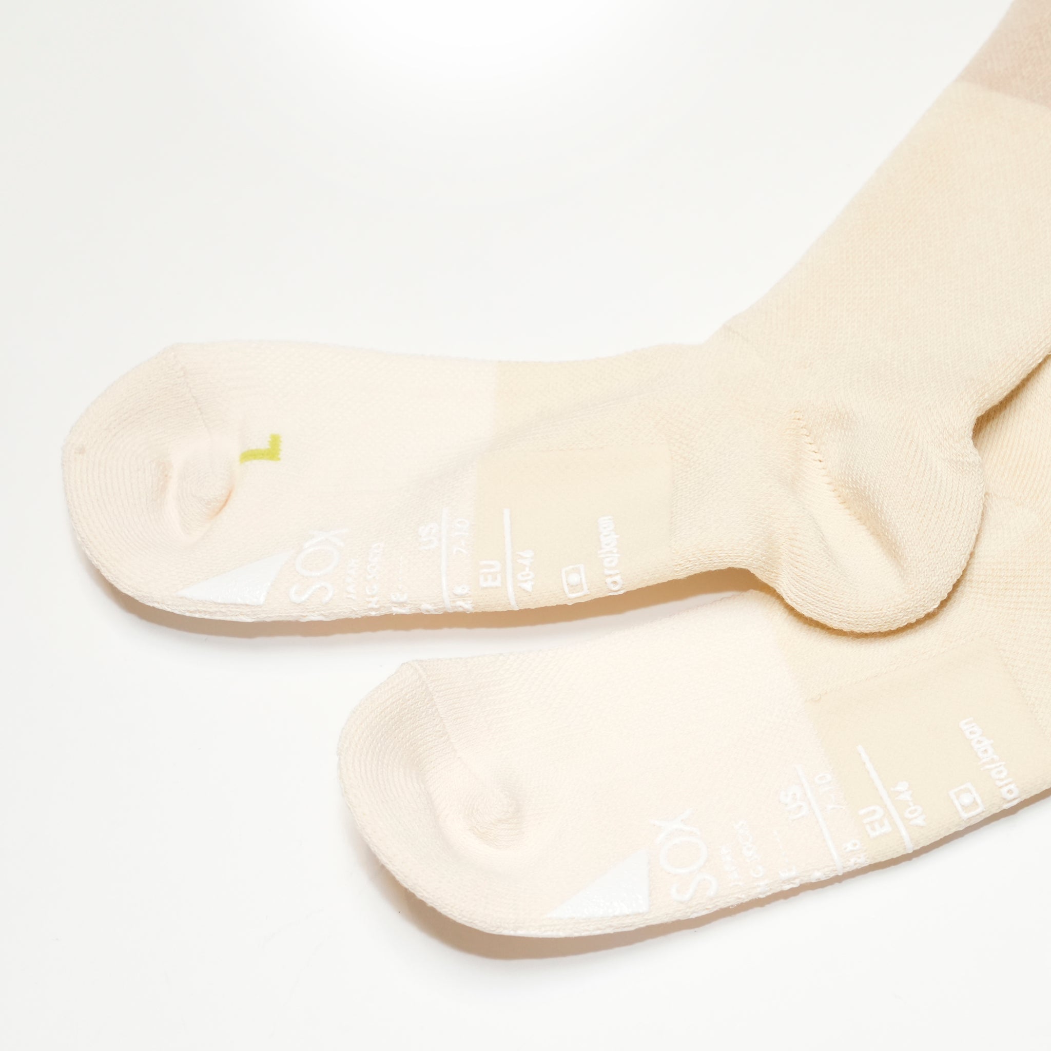 25-CREW-F SUPPORT PILE CREW / Off White【ANDSOX アンドソックス】【ネコポス選択可能】