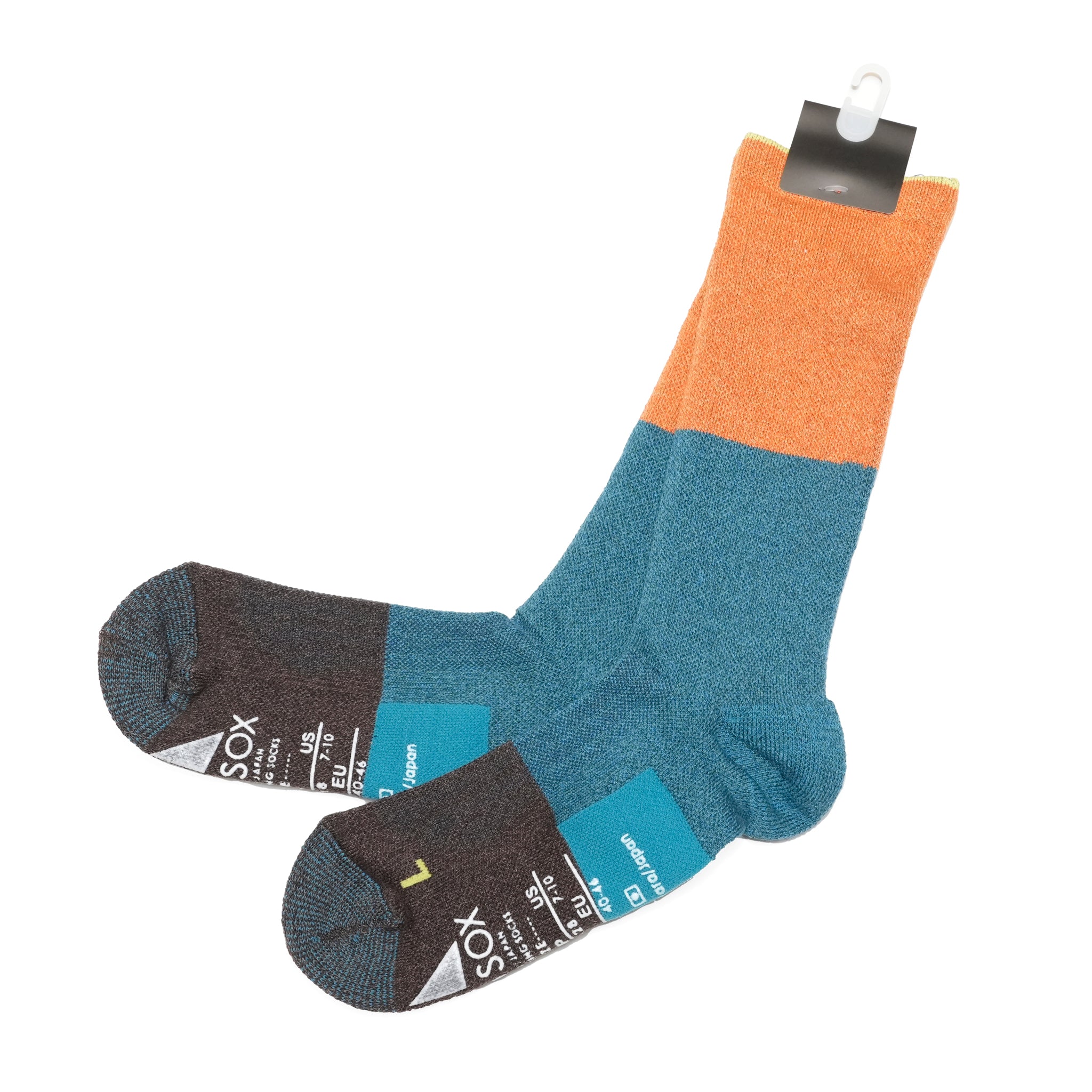 25-CREW-F SUPPORT PILE CREW / Retro【ANDSOX アンドソックス】【ネコポス選択可能】