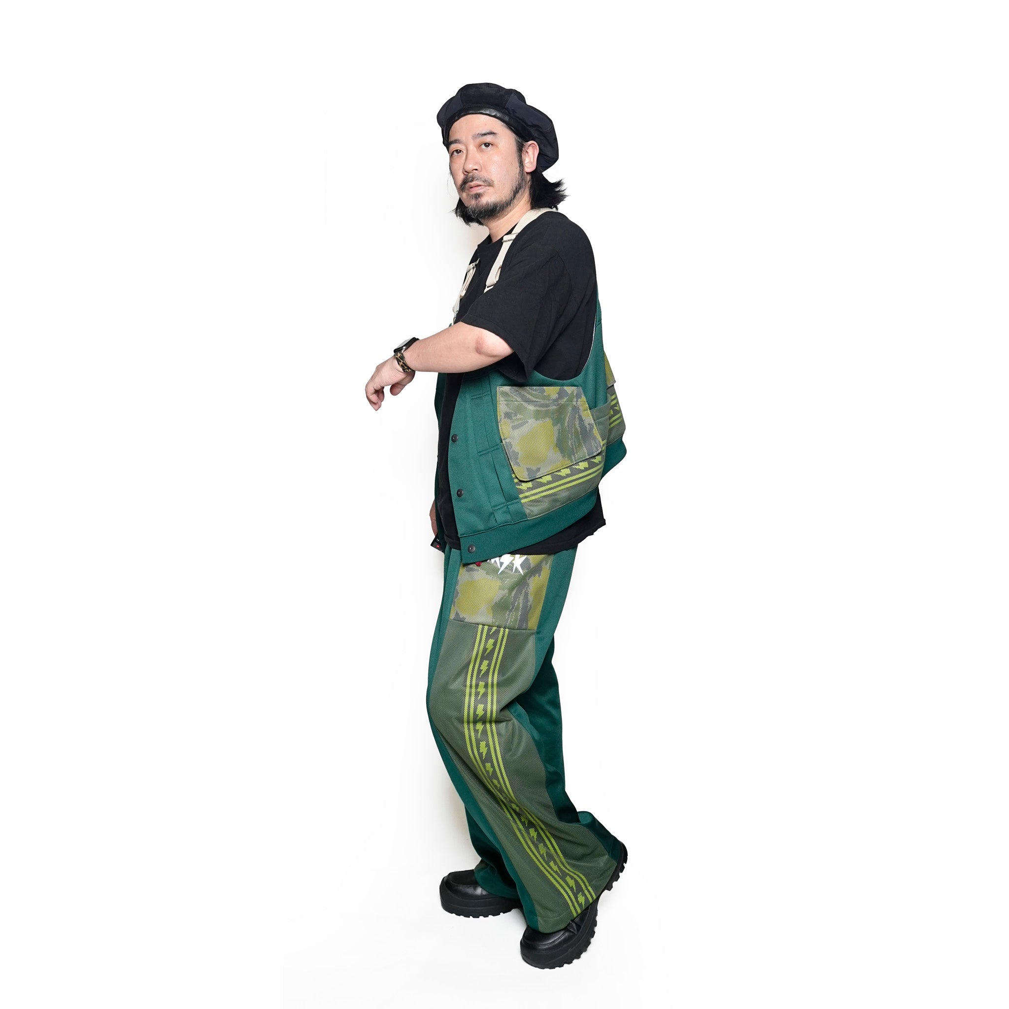 MK25S-V-01_Green | MIRAGE VEST | Color:Green【MASTERKEY_マスターキー】【archive】