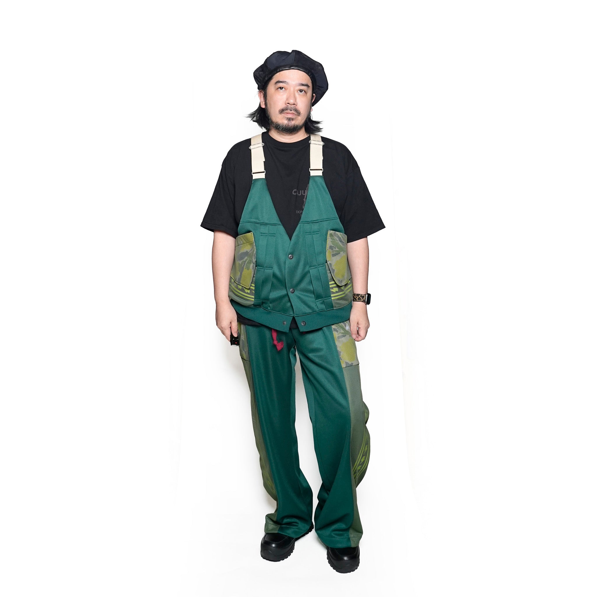 MK25S-V-01_Green | MIRAGE VEST | Color:Green【MASTERKEY_マスターキー】【archive】
