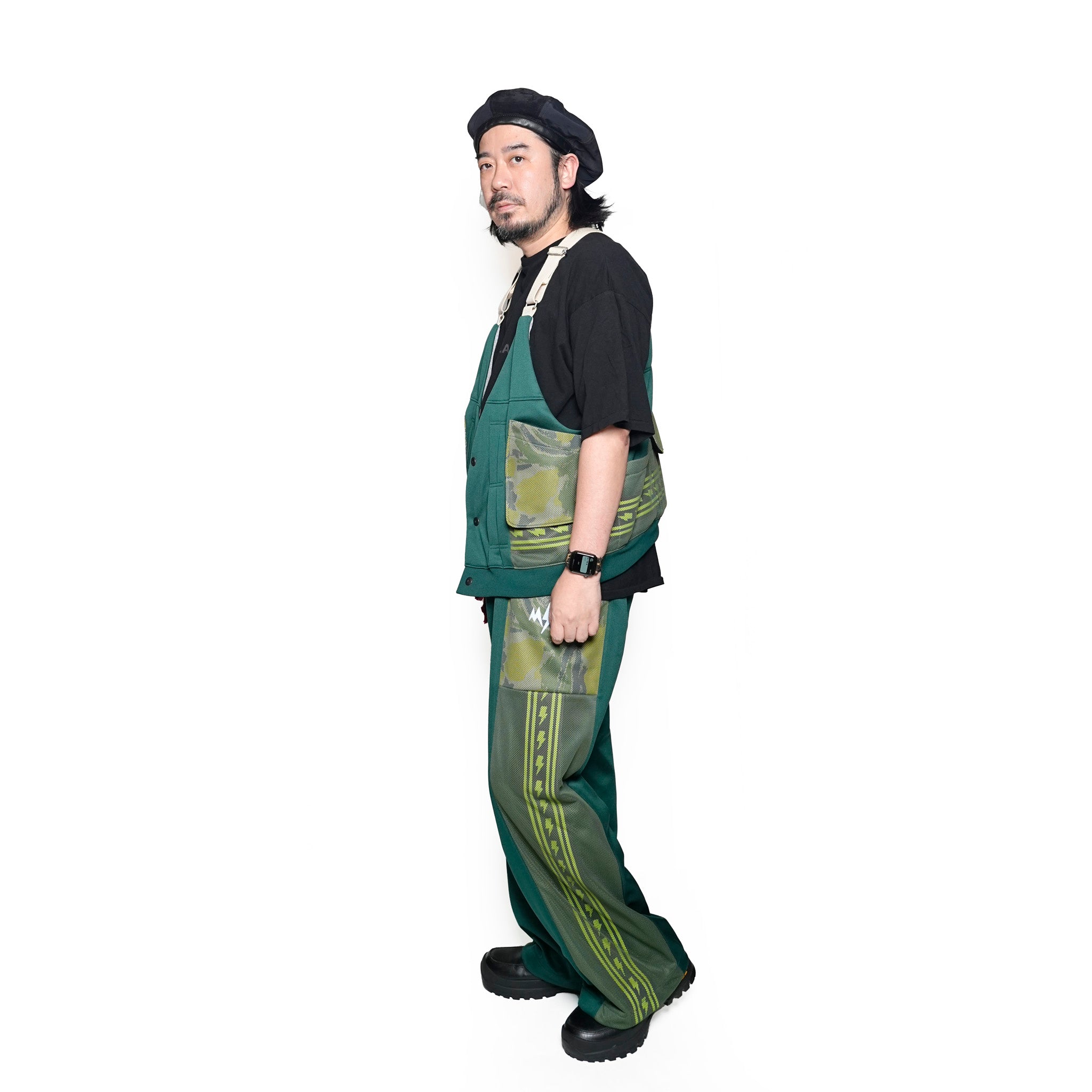 MK25S-V-01_Green | MIRAGE VEST | Color:Green【MASTERKEY_マスターキー】【archive】