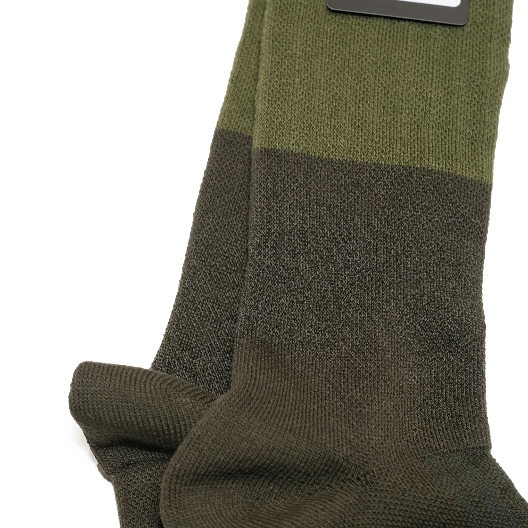 25-CREW-F SUPPORT PILE CREW / Olive【ANDSOX アンドソックス】【ネコポス選択可能】