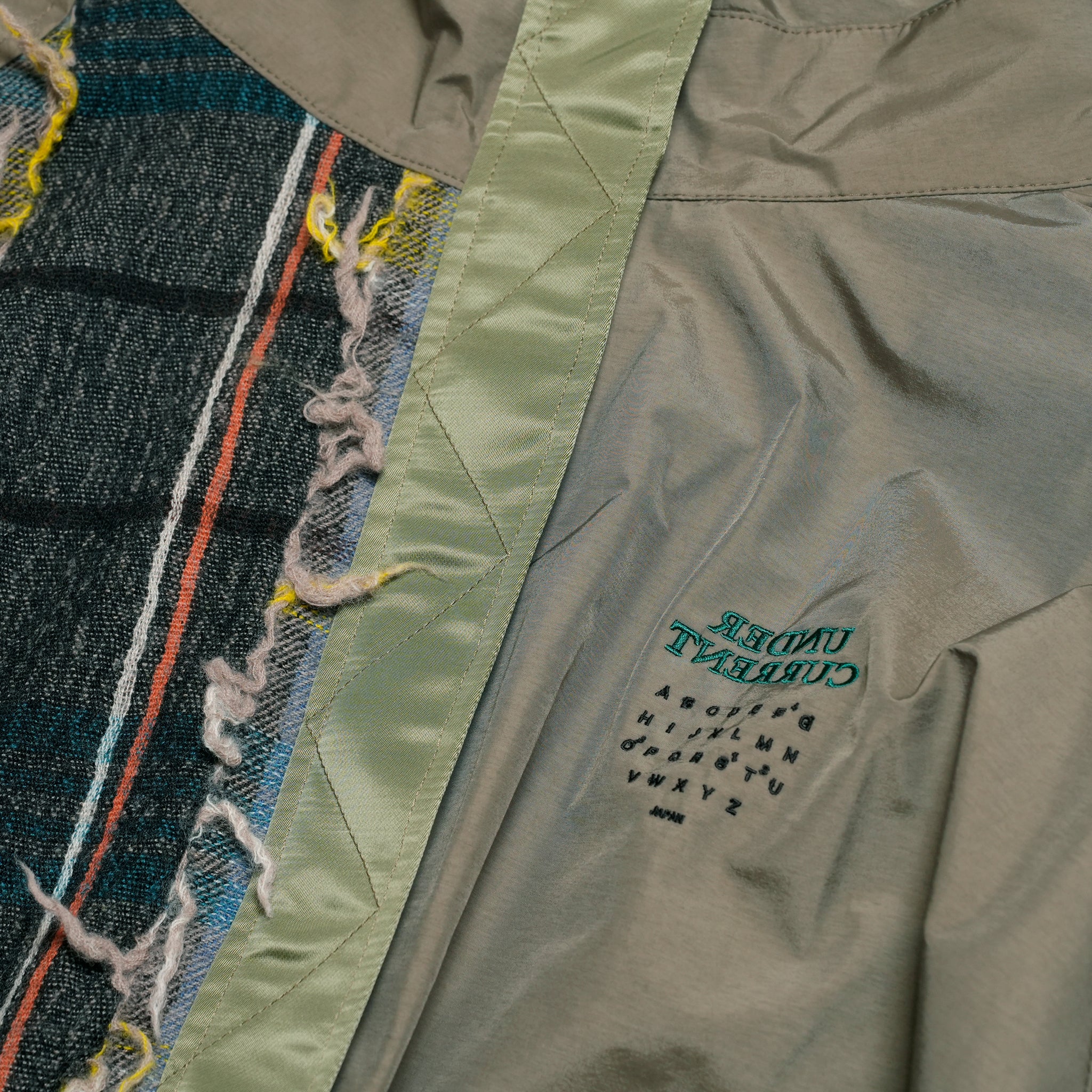 FRINGE WOOL MIX PULLOVER COAT | Color_Khaki | No_sf25aw-01_khaki【STOF_ストフ】