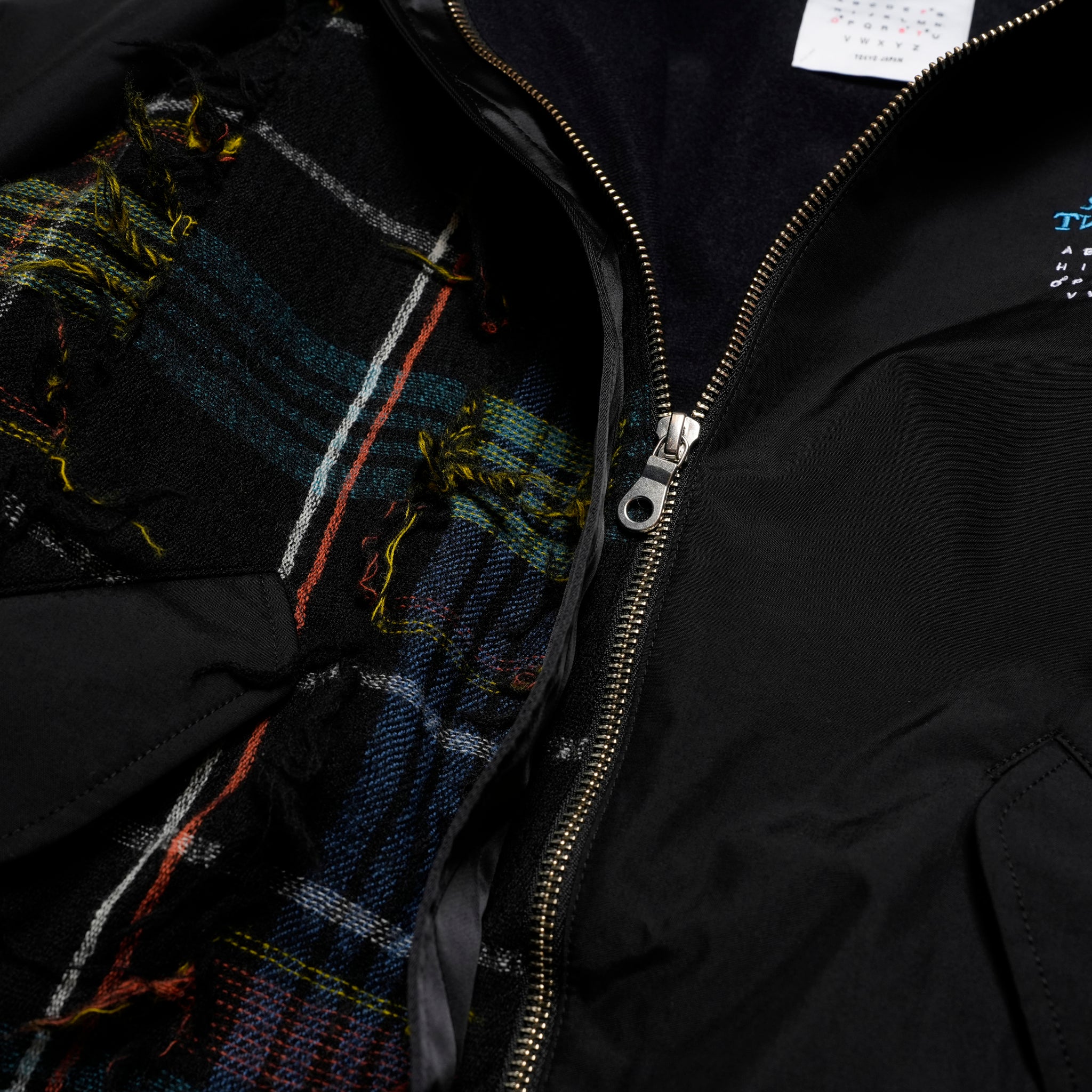 FRINGE WOOL MIX PULLOVER COAT | Color_Black | No_sf25aw-01_black【STOF_ストフ】