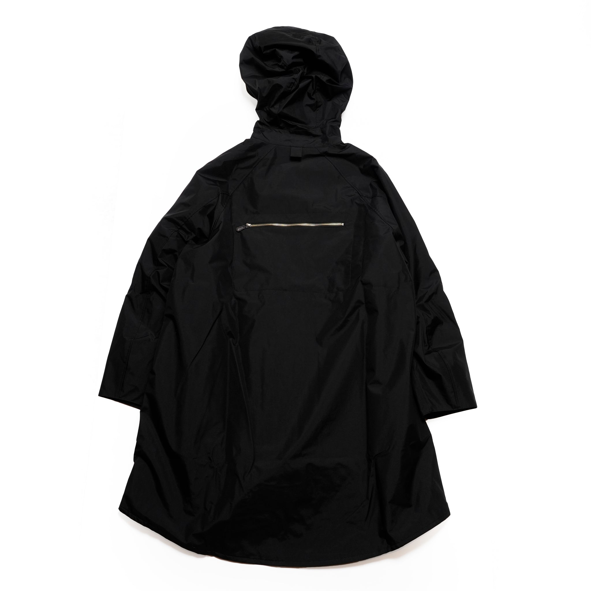 FRINGE WOOL MIX PULLOVER COAT | Color_Black | No_sf25aw-01_black【STOF_ストフ】