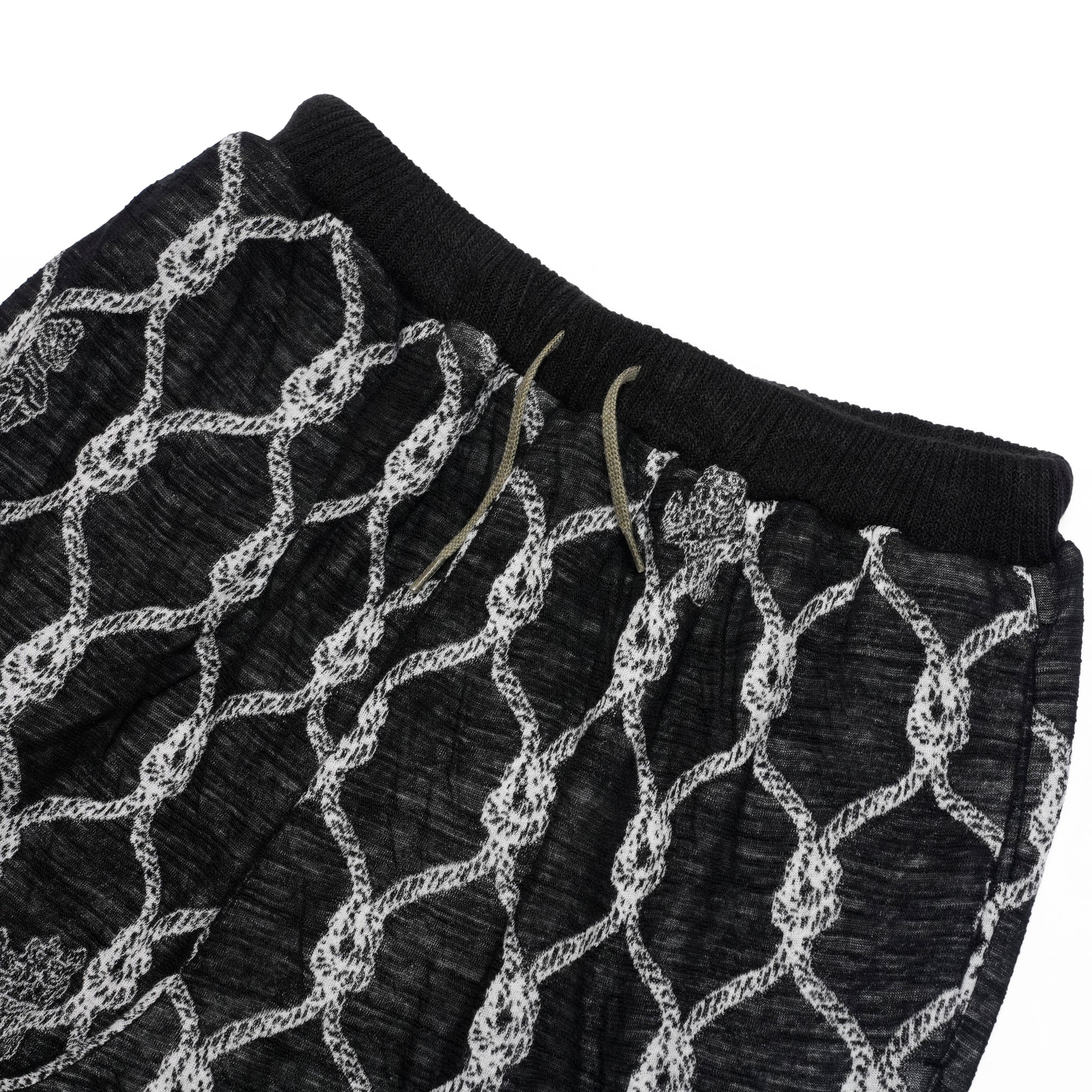 Origin Jacquard Jodhpurs | Color_Black | No_bsd25aw-12_black【BEDSIDEDRAMA_ベッドサイドドラマ】