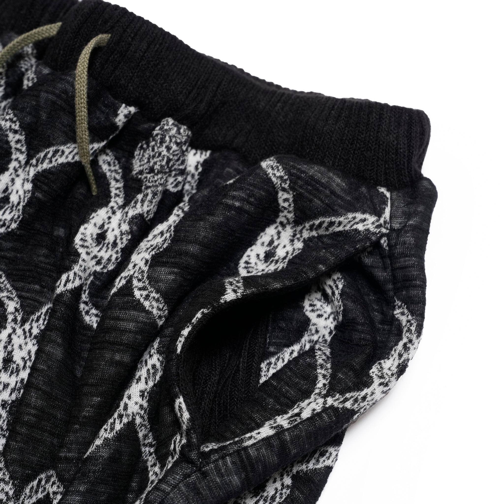 Origin Jacquard Jodhpurs | Color_Black | No_bsd25aw-12_black【BEDSIDEDRAMA_ベッドサイドドラマ】