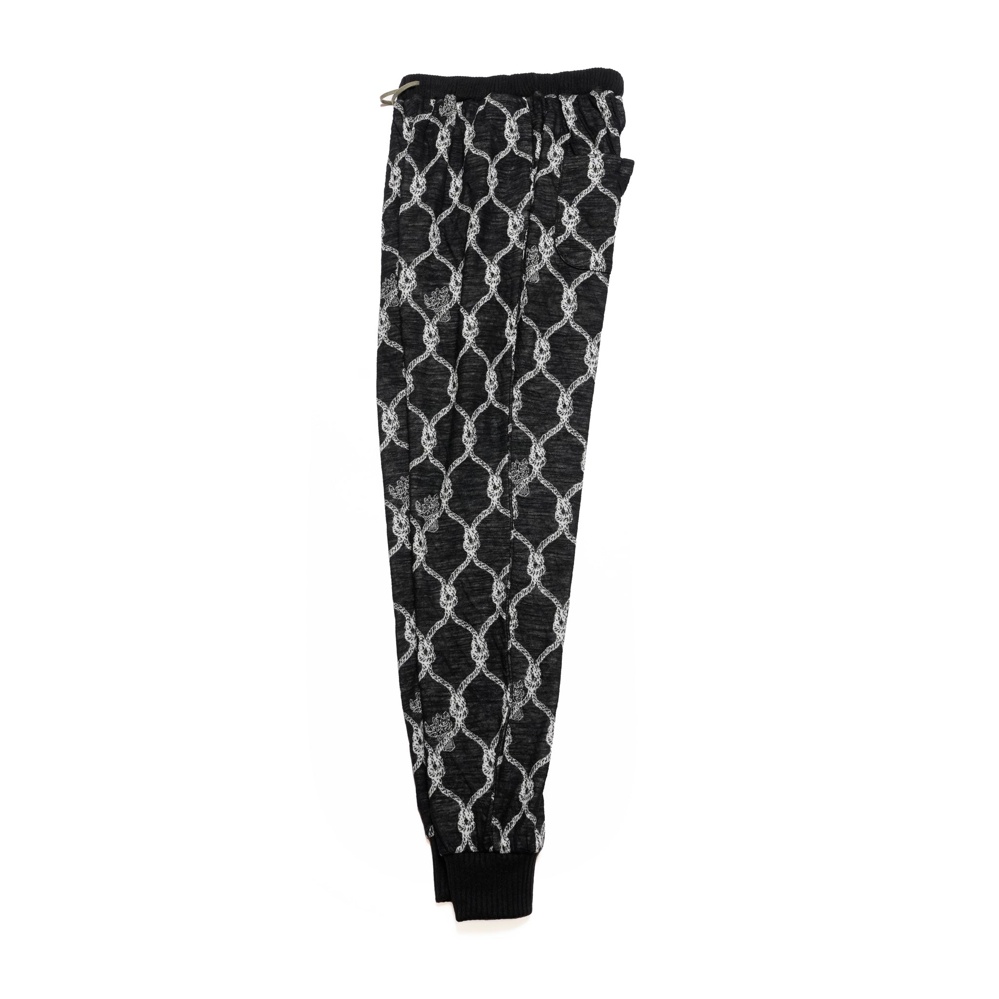 Origin Jacquard Jodhpurs | Color_Black | No_bsd25aw-12_black【BEDSIDEDRAMA_ベッドサイドドラマ】
