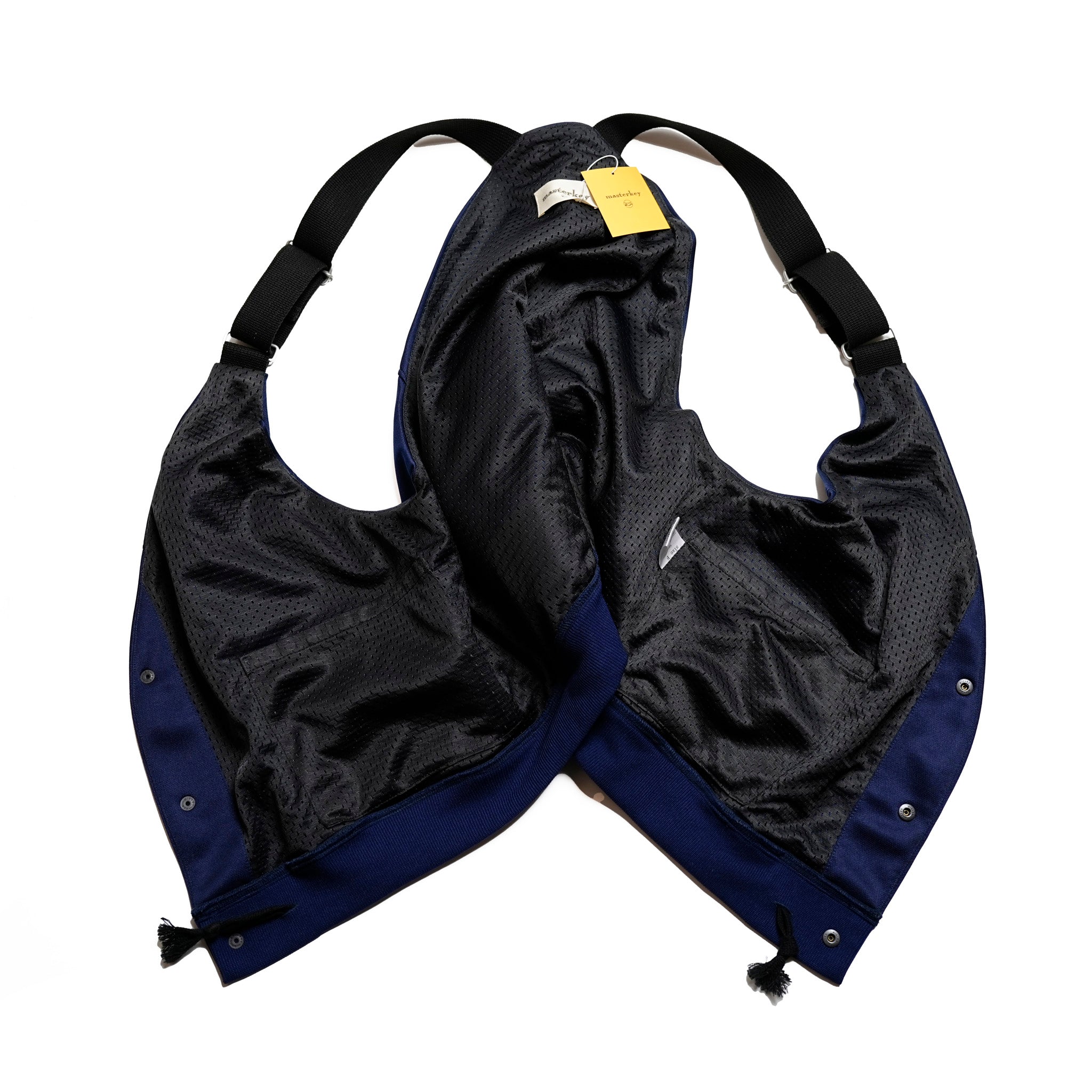 MK25S-V-01_Navy | MIRAGE VEST | Color:Navy【MASTERKEY_マスターキー】