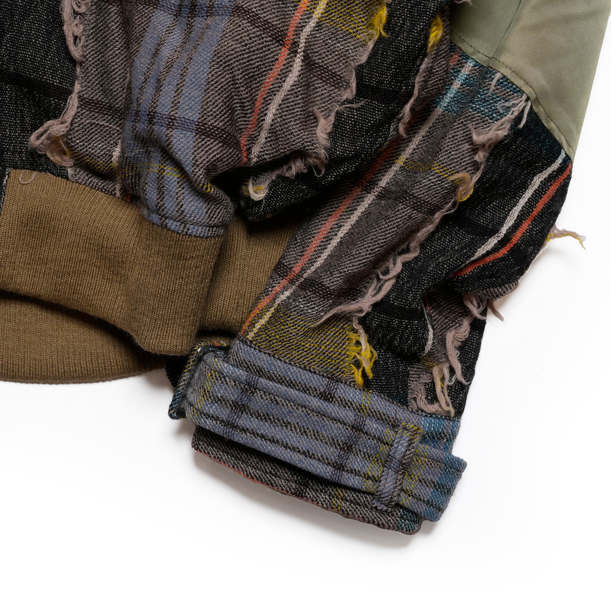 FRINGE WOOL MIX HOODED BLOUSON | Color_Beige | No_sf25aw-02_beige【STOF_ストフ】