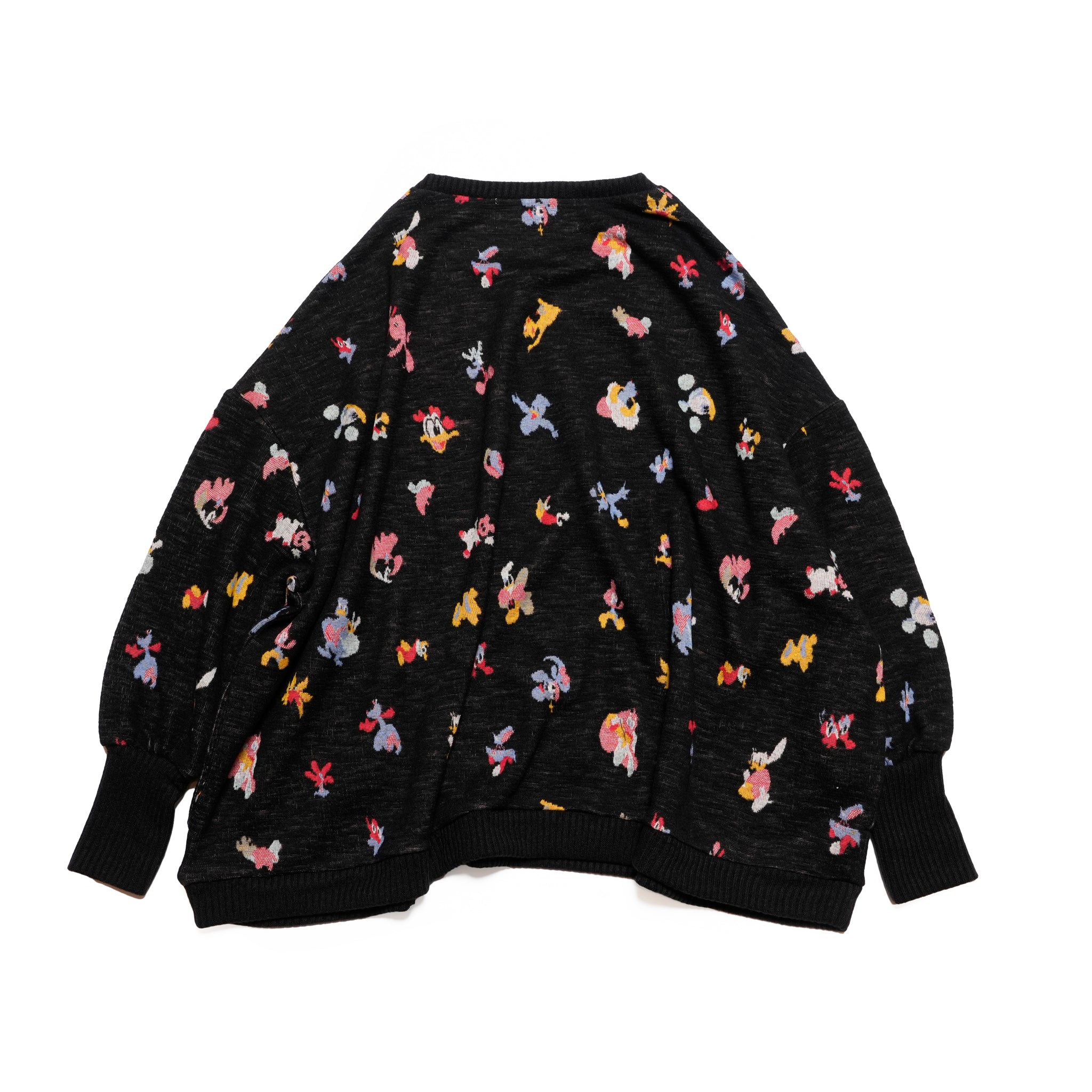 Origin Jacquard Pullover | Color_Melt Bk | No_bsd25aw-11_melt bk【BEDSIDEDRAMA_ベッドサイドドラマ】