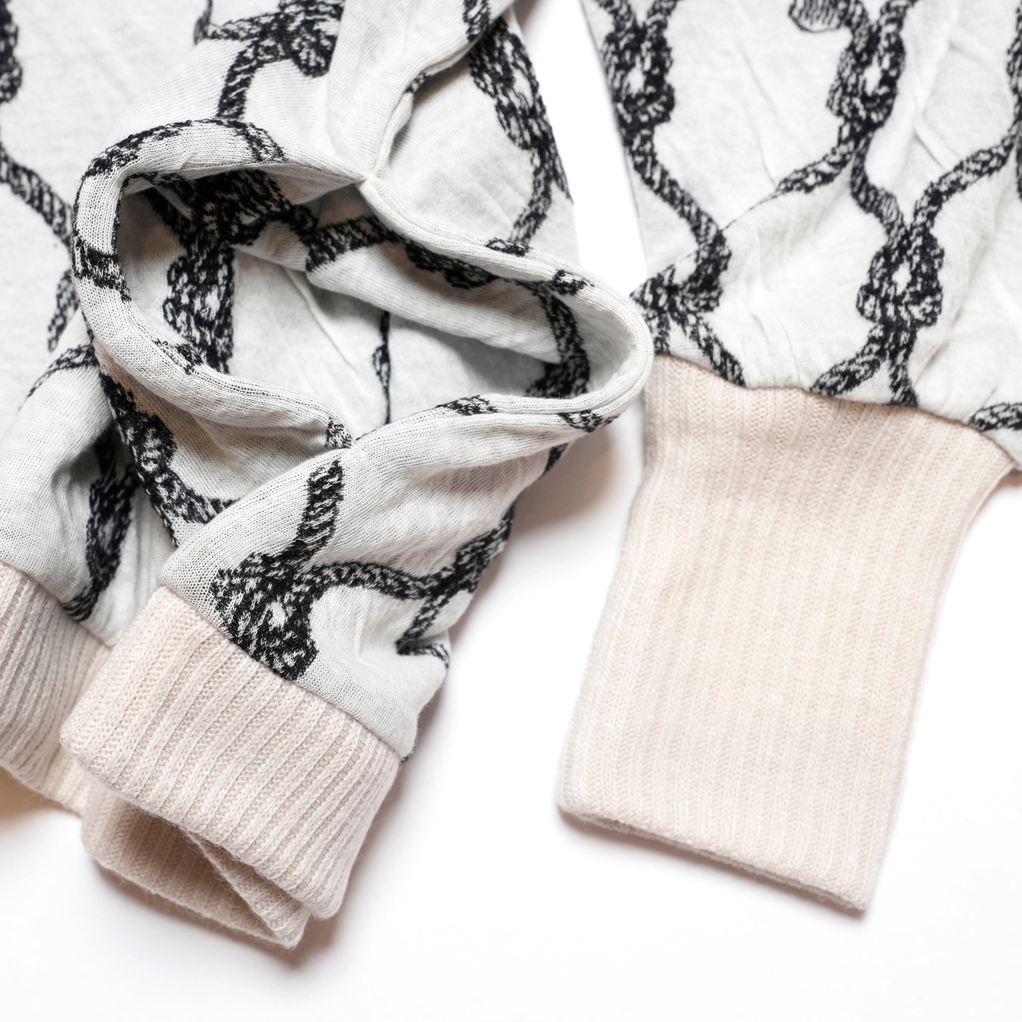 Origin Jacquard Pullover | Color_ White | No_bsd25aw-11_ white【BEDSIDEDRAMA_ベッドサイドドラマ】