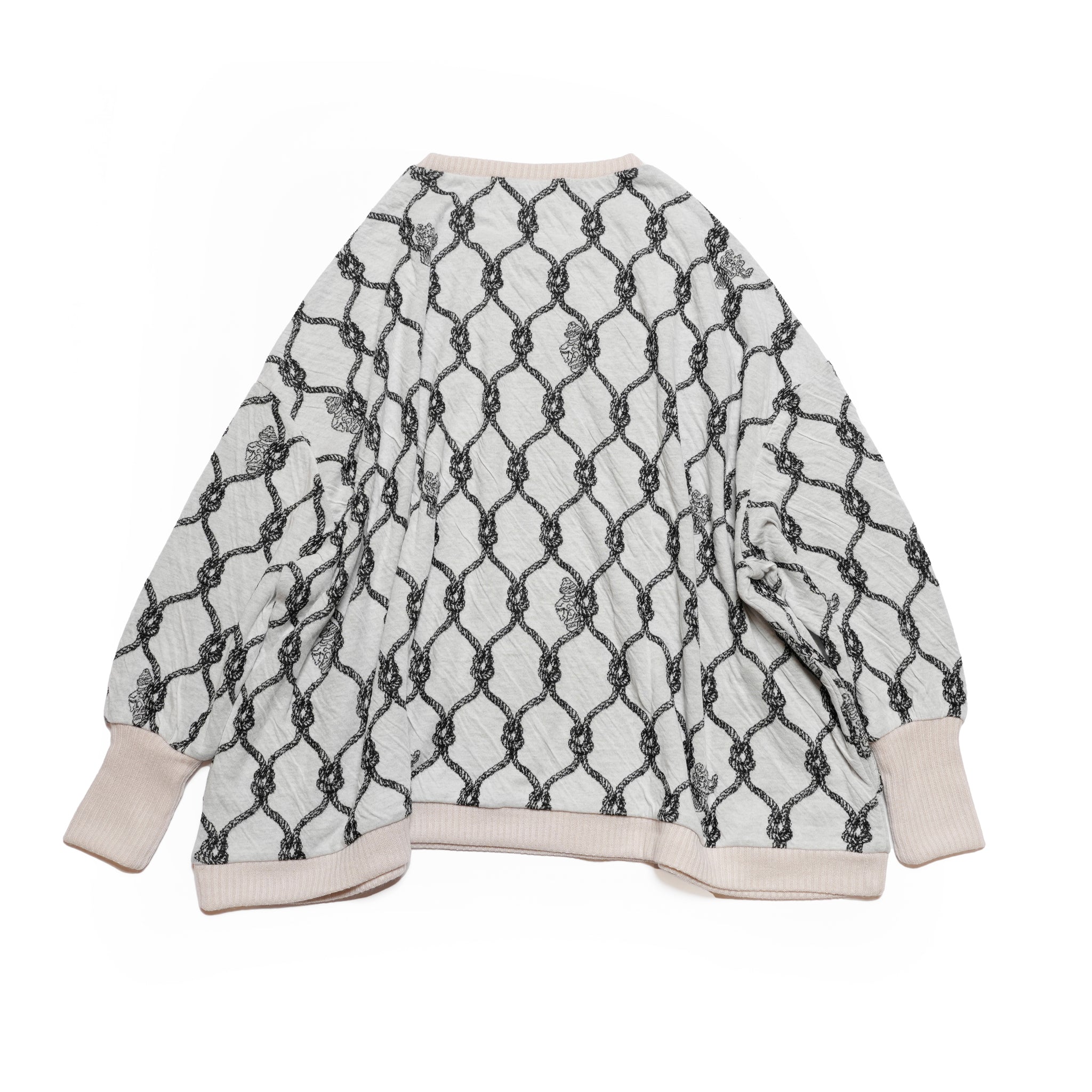 Origin Jacquard Pullover | Color_ White | No_bsd25aw-11_ white【BEDSIDEDRAMA_ベッドサイドドラマ】