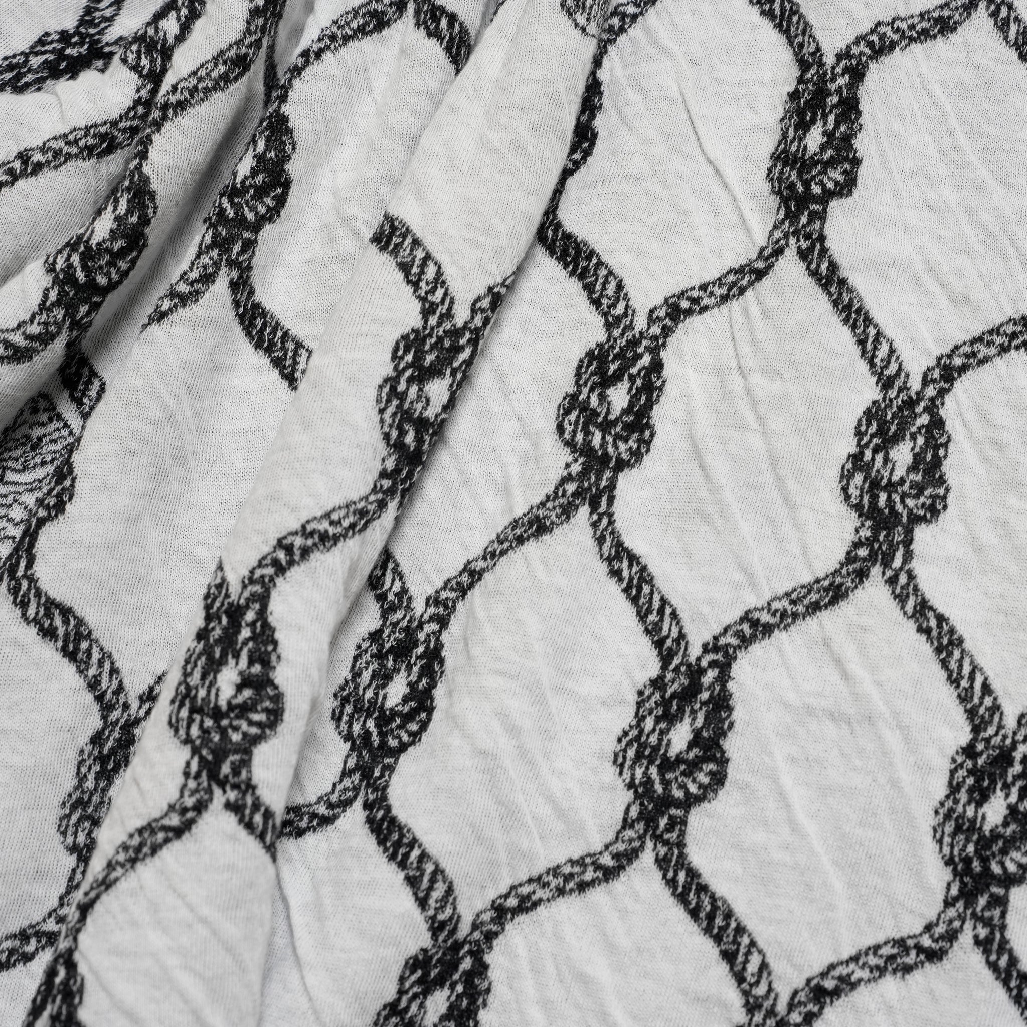 Origin Jacquard Pullover | Color_ White | No_bsd25aw-11_ white【BEDSIDEDRAMA_ベッドサイドドラマ】
