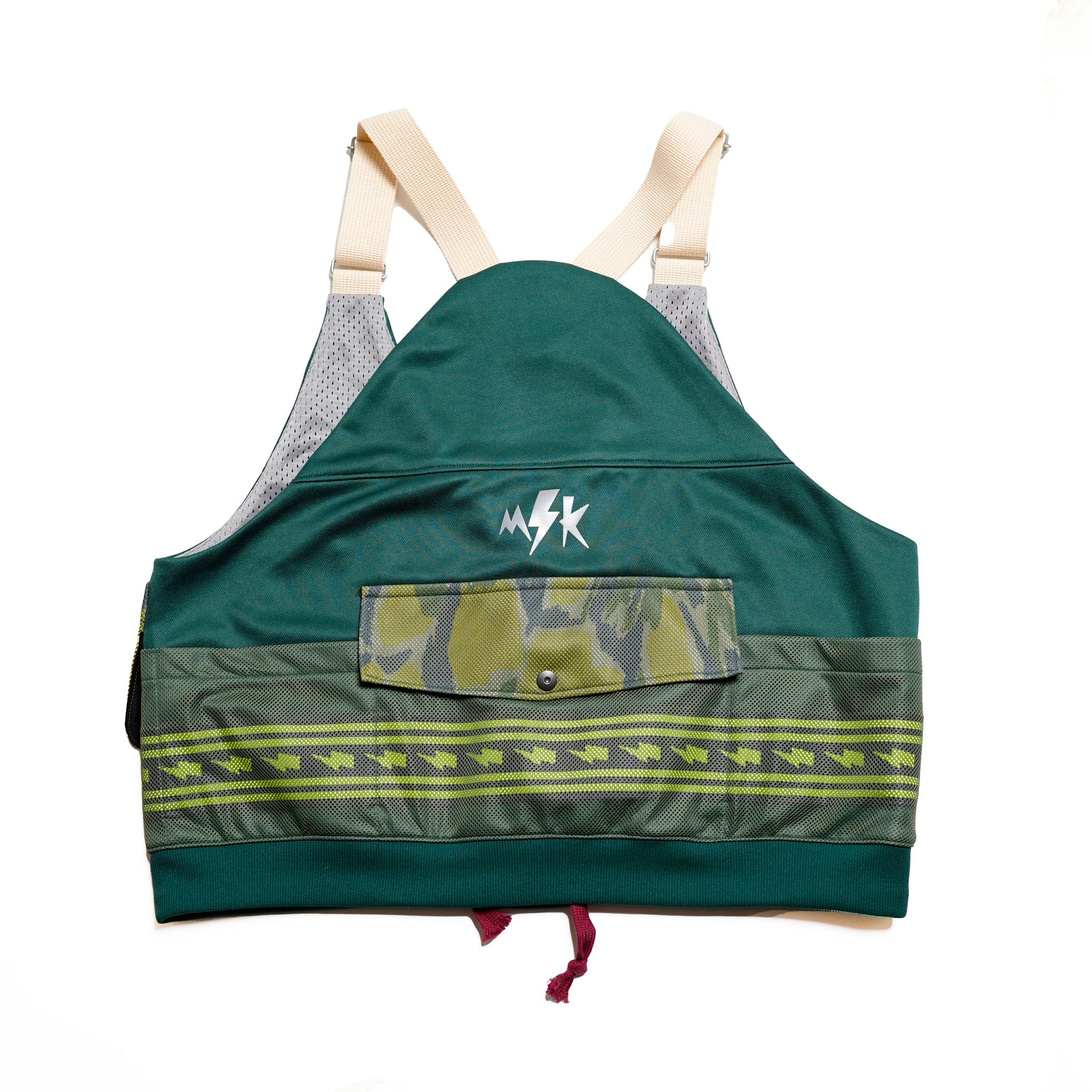 MK25S-V-01_Green | MIRAGE VEST | Color:Green【MASTERKEY_マスターキー】【archive】