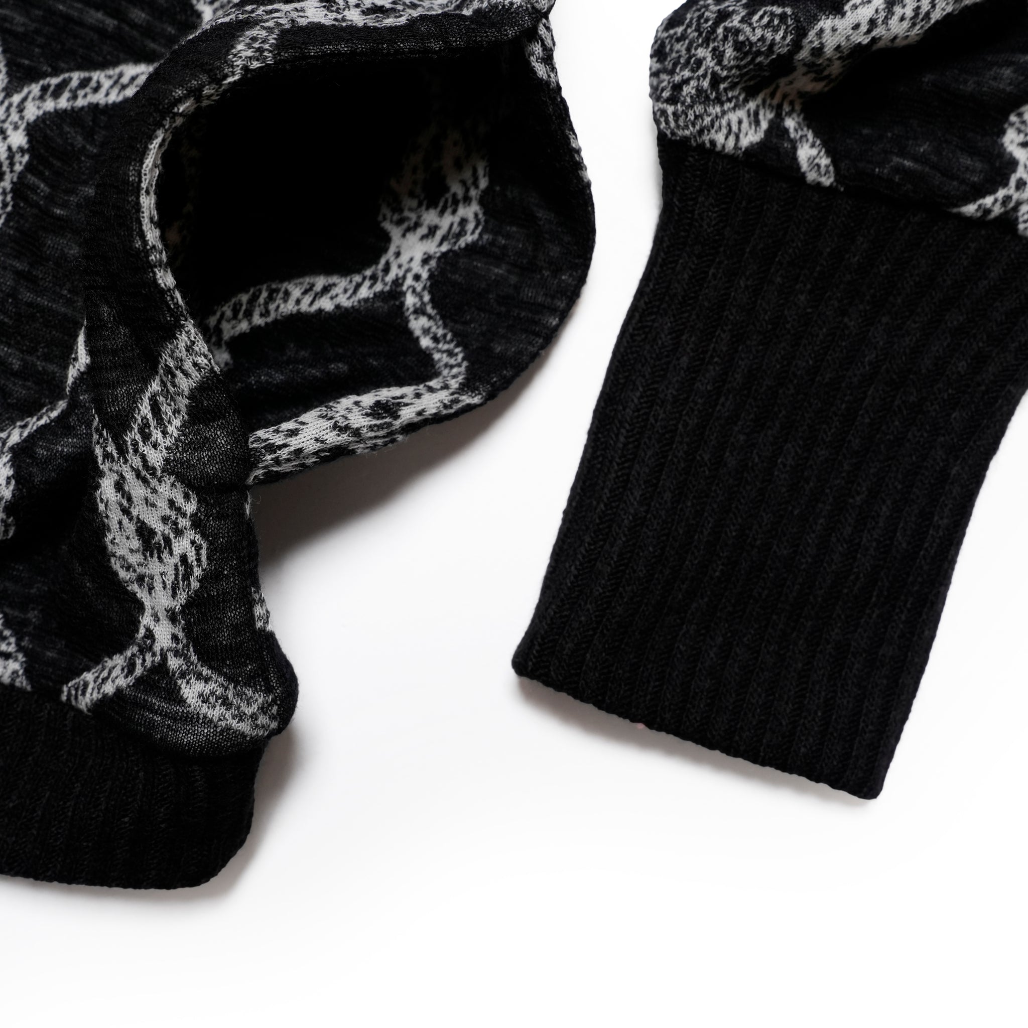 Origin Jacquard Pullover | Color_Black | No_bsd25aw-11_black【BEDSIDEDRAMA_ベッドサイドドラマ】