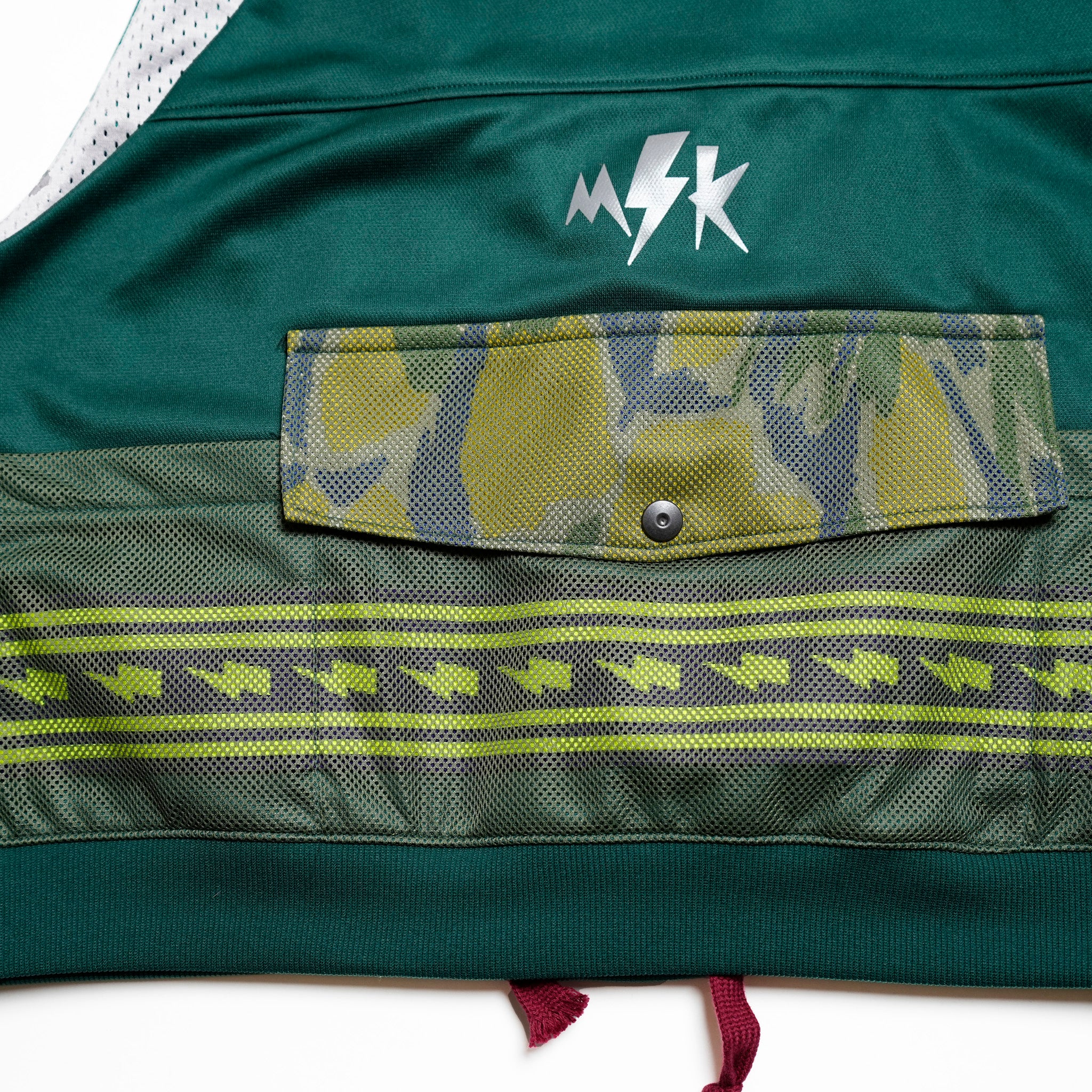 MK25S-V-01_Green | MIRAGE VEST | Color:Green【MASTERKEY_マスターキー】【archive】
