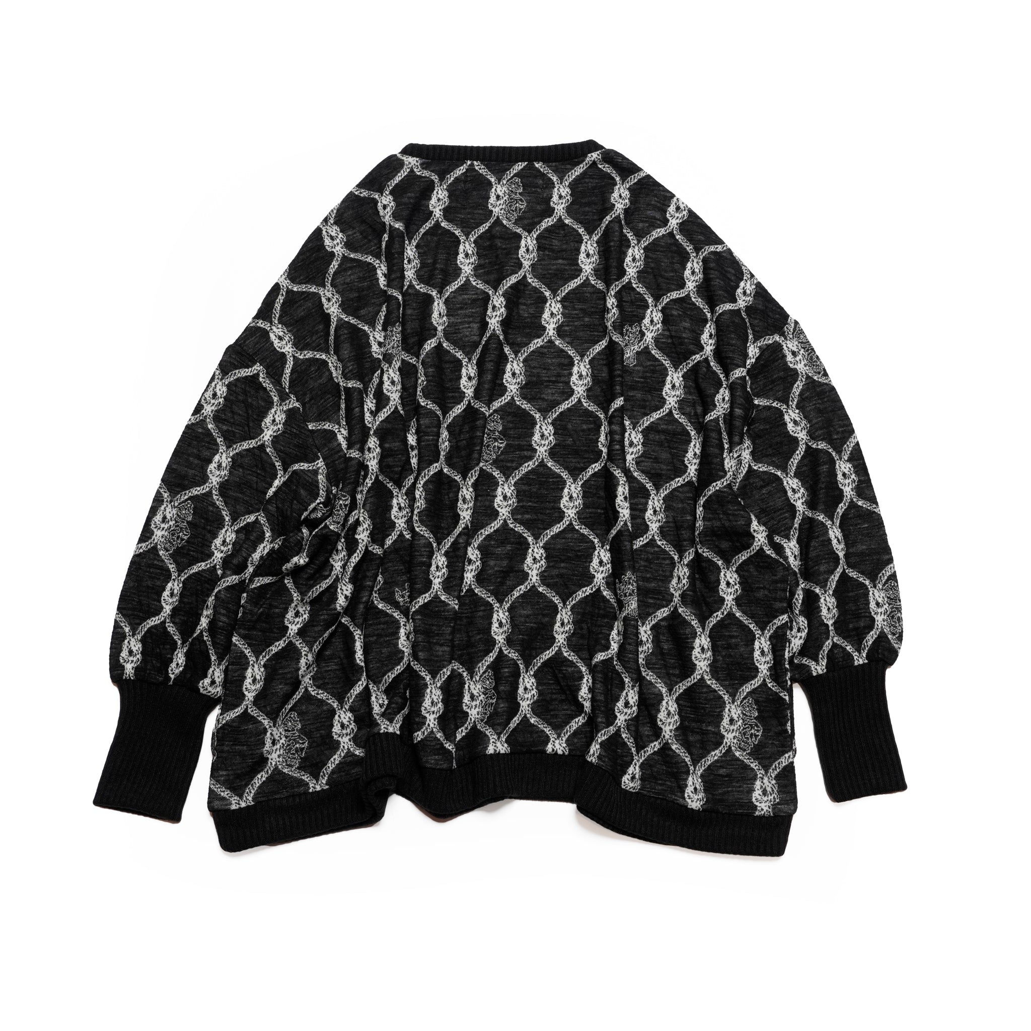 Origin Jacquard Pullover | Color_Black | No_bsd25aw-11_black【BEDSIDEDRAMA_ベッドサイドドラマ】