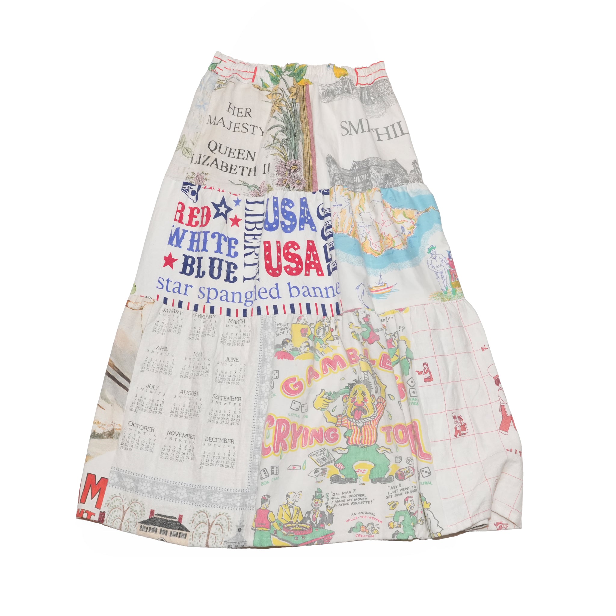 TAPESTRY TIERED SKIRT | Color:Type_B【NASNGWAM_ナスングワム】