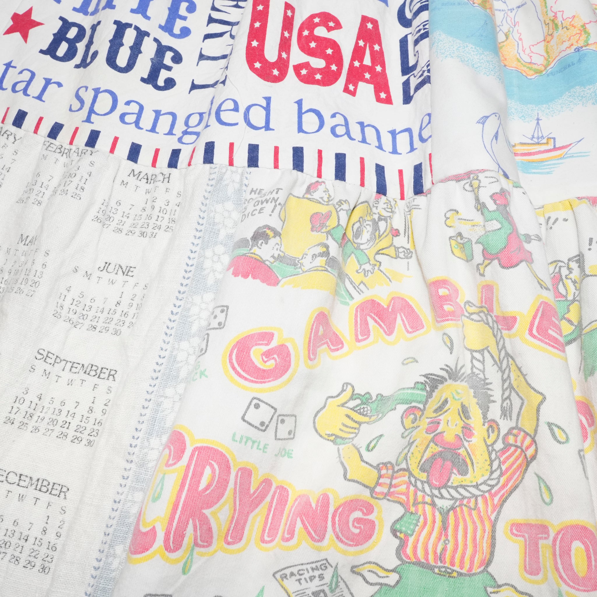 TAPESTRY TIERED SKIRT | Color:Type_B【NASNGWAM_ナスングワム】【archive】
