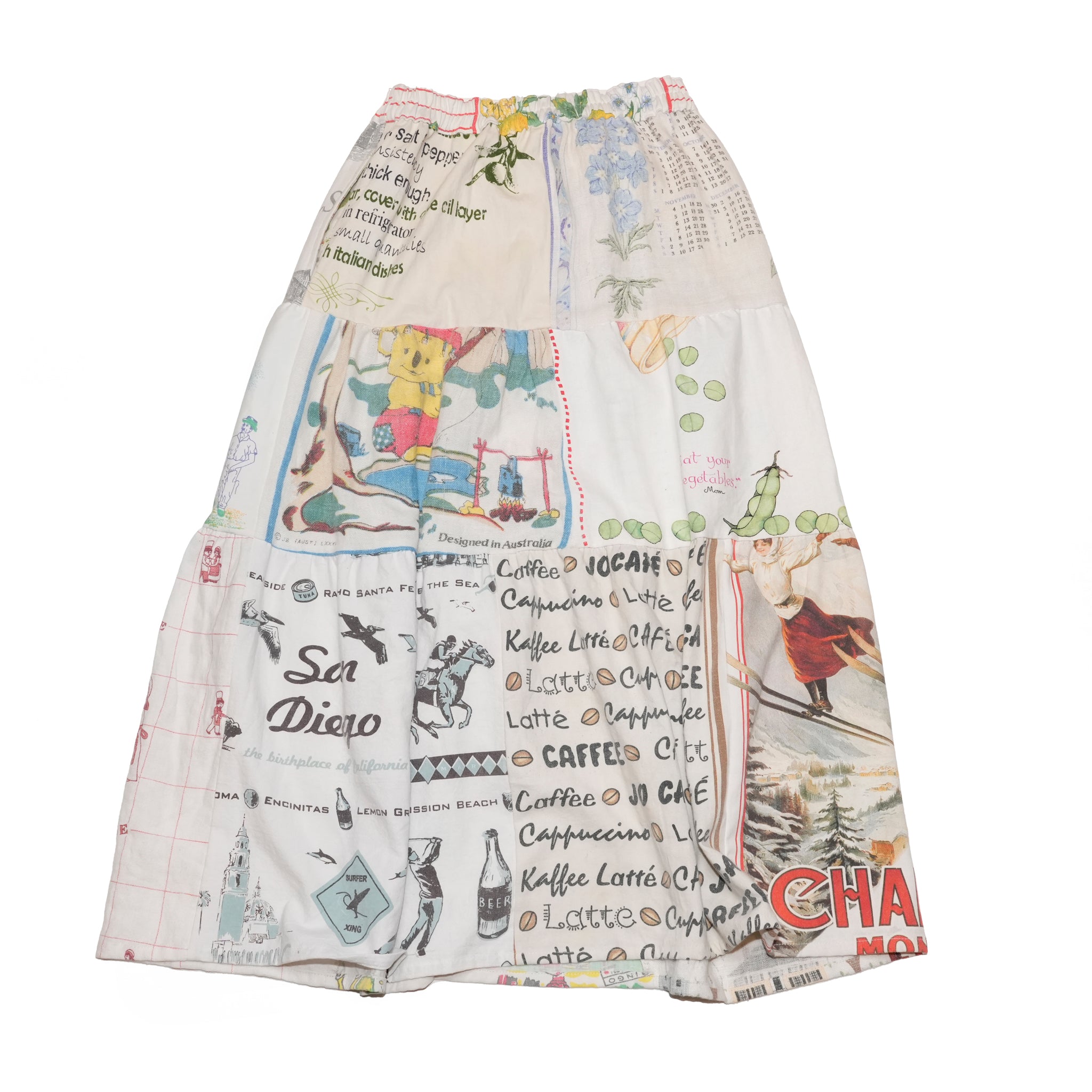 TAPESTRY TIERED SKIRT | Color:Type_B【NASNGWAM_ナスングワム】