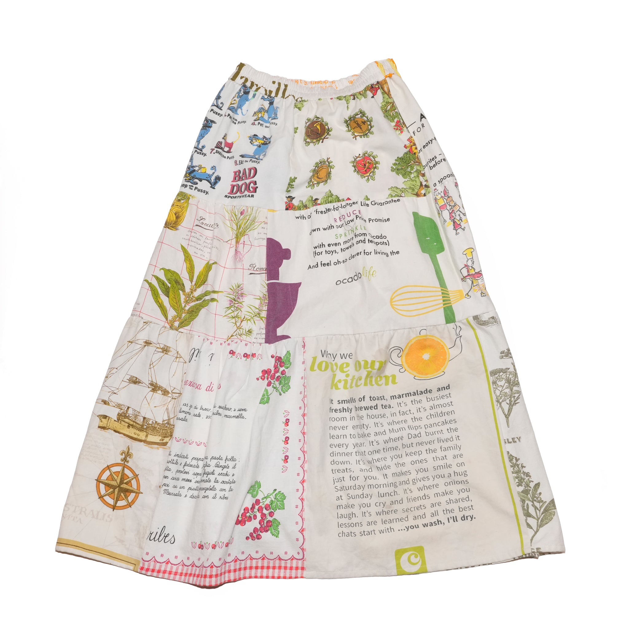 TAPESTRY TIERED SKIRT | Color:Type_A【NASNGWAM_ナスングワム】