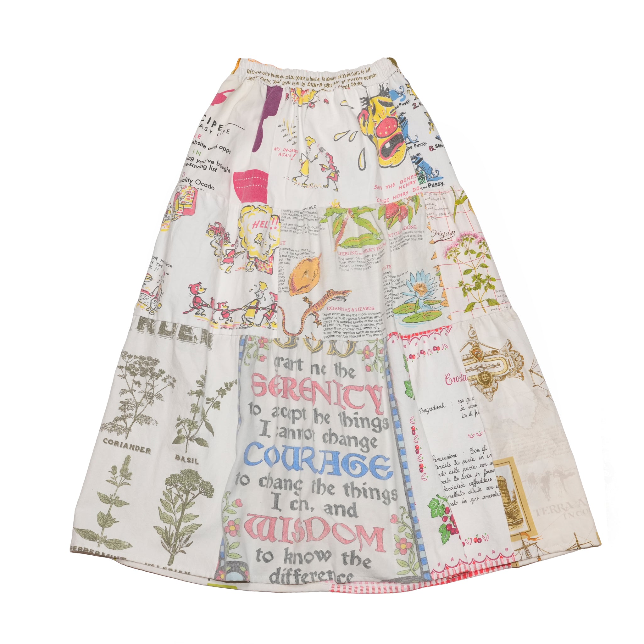TAPESTRY TIERED SKIRT | Color:Type_A【NASNGWAM_ナスングワム】