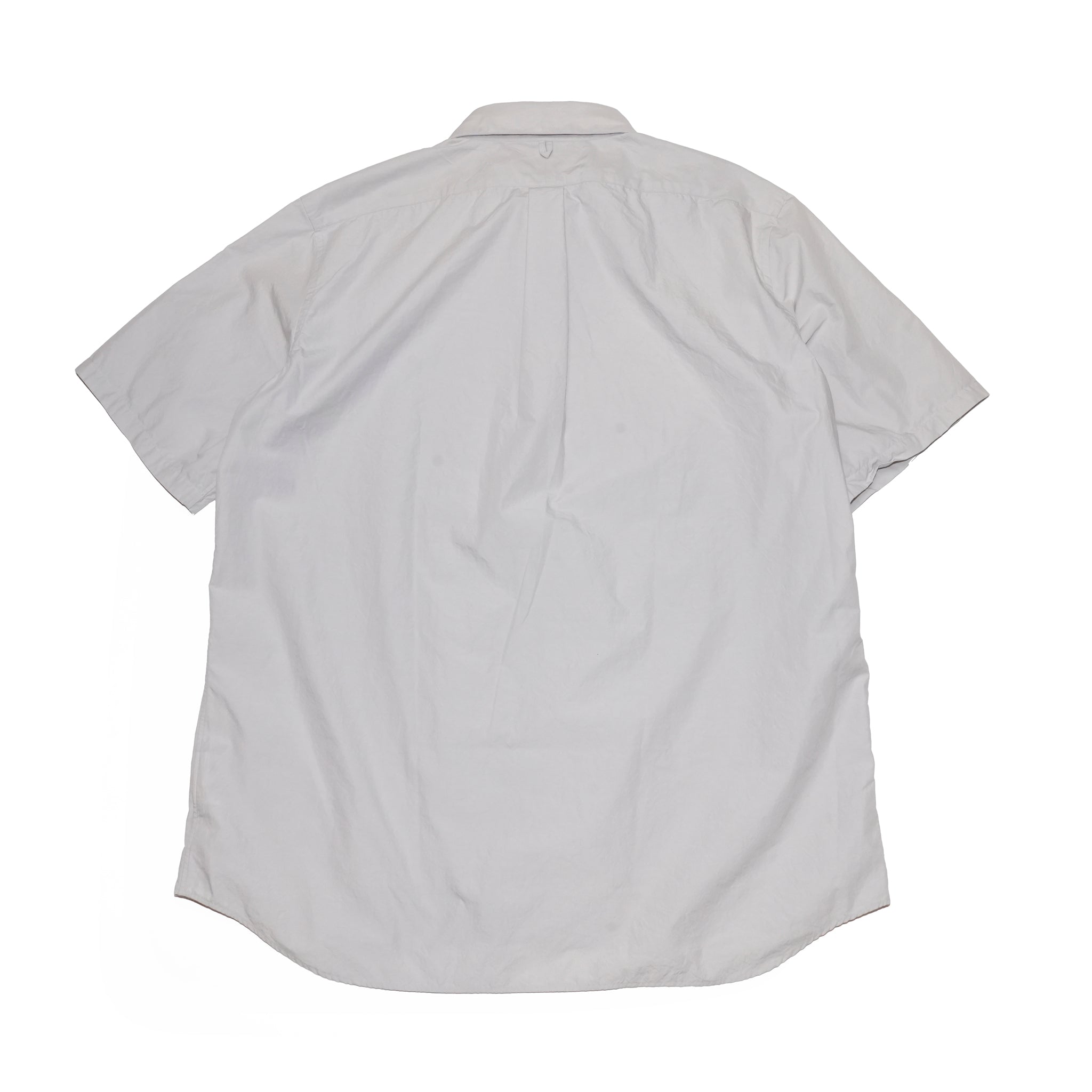 RGS-03_Gray | REGULAR COLLAR S/S SHIRT-NATURAL WASHER | Color:Gray【CATTA SHIRTS_カッタ シャツ】