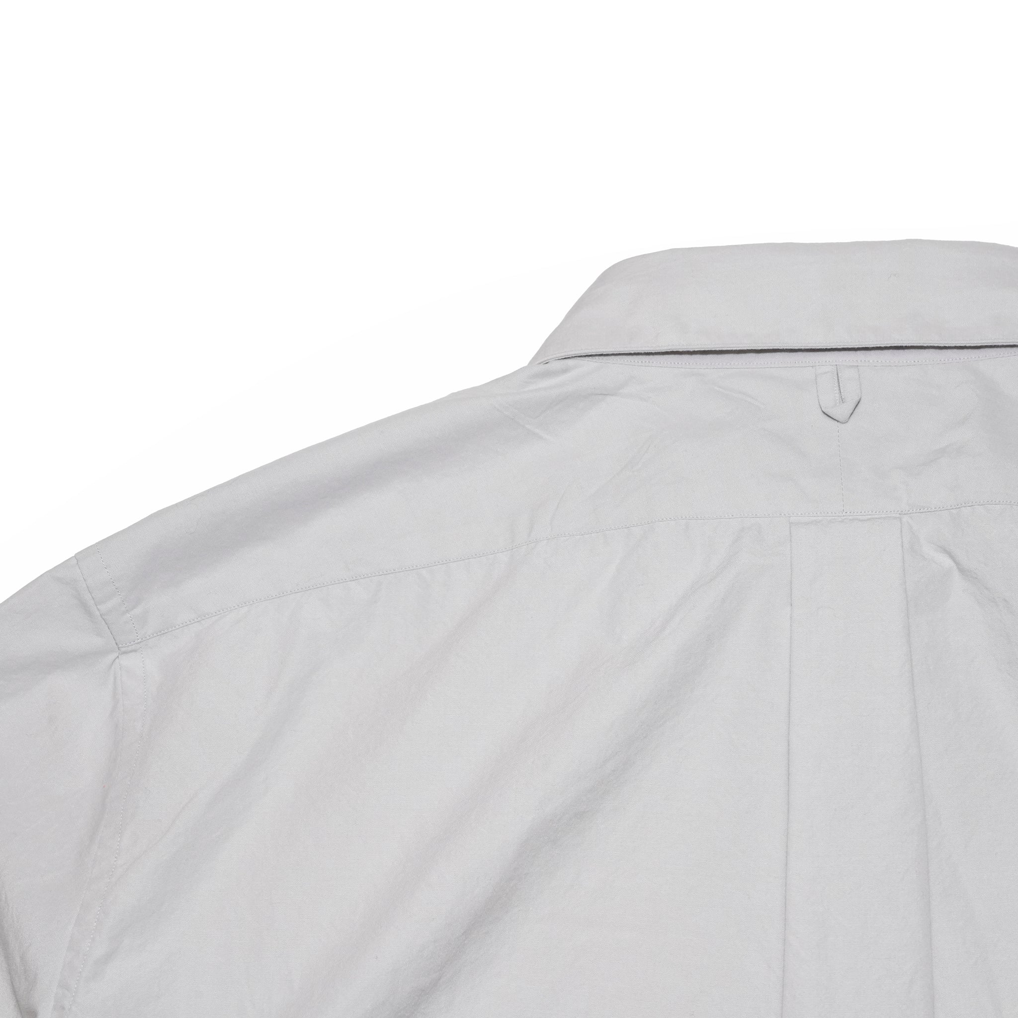 RGS-03_Gray | REGULAR COLLAR S/S SHIRT-NATURAL WASHER | Color:Gray【CATTA SHIRTS_カッタ シャツ】