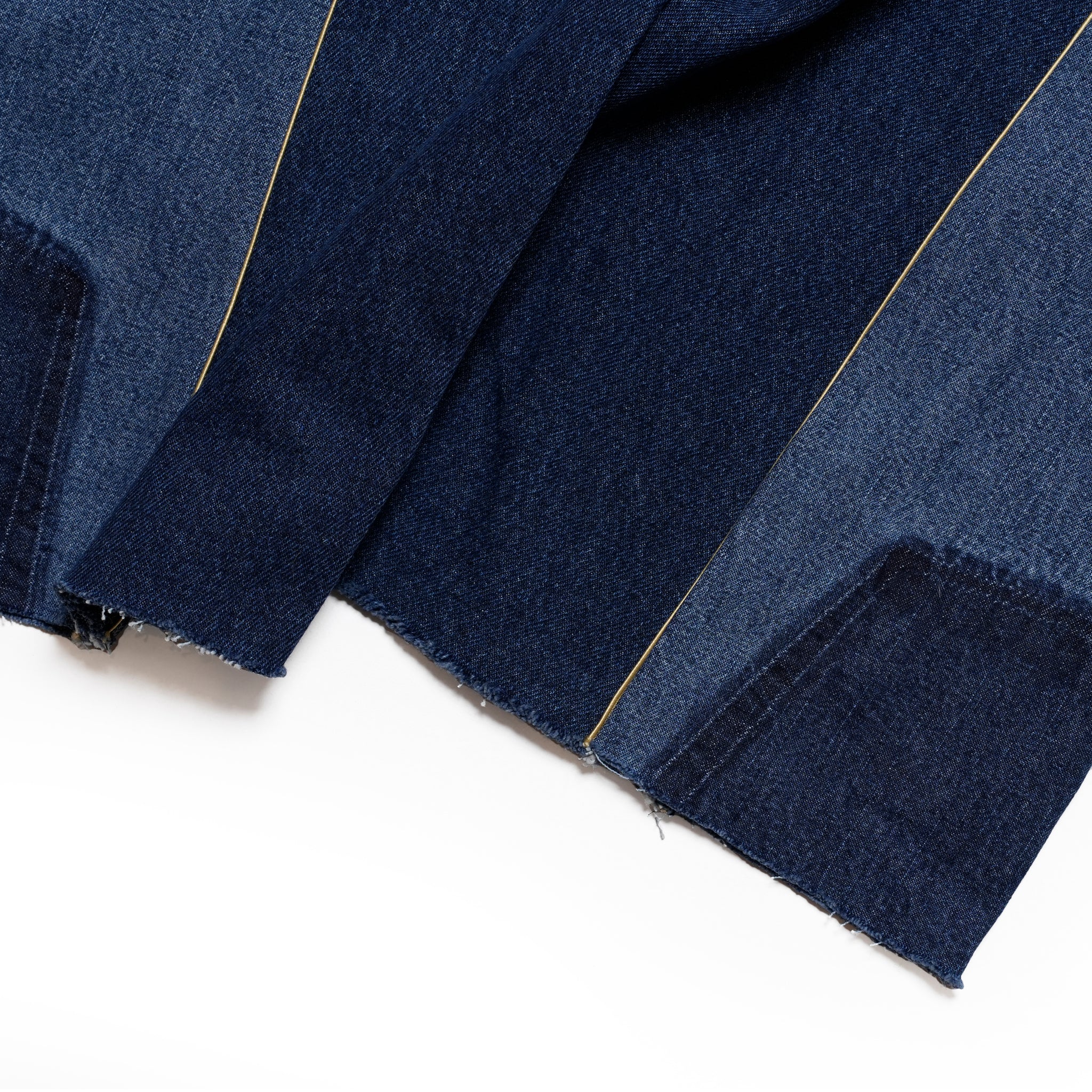 mate-278 | wフレアデニム | Color:7 | Size:S【REHERSALL_リハーズオール】