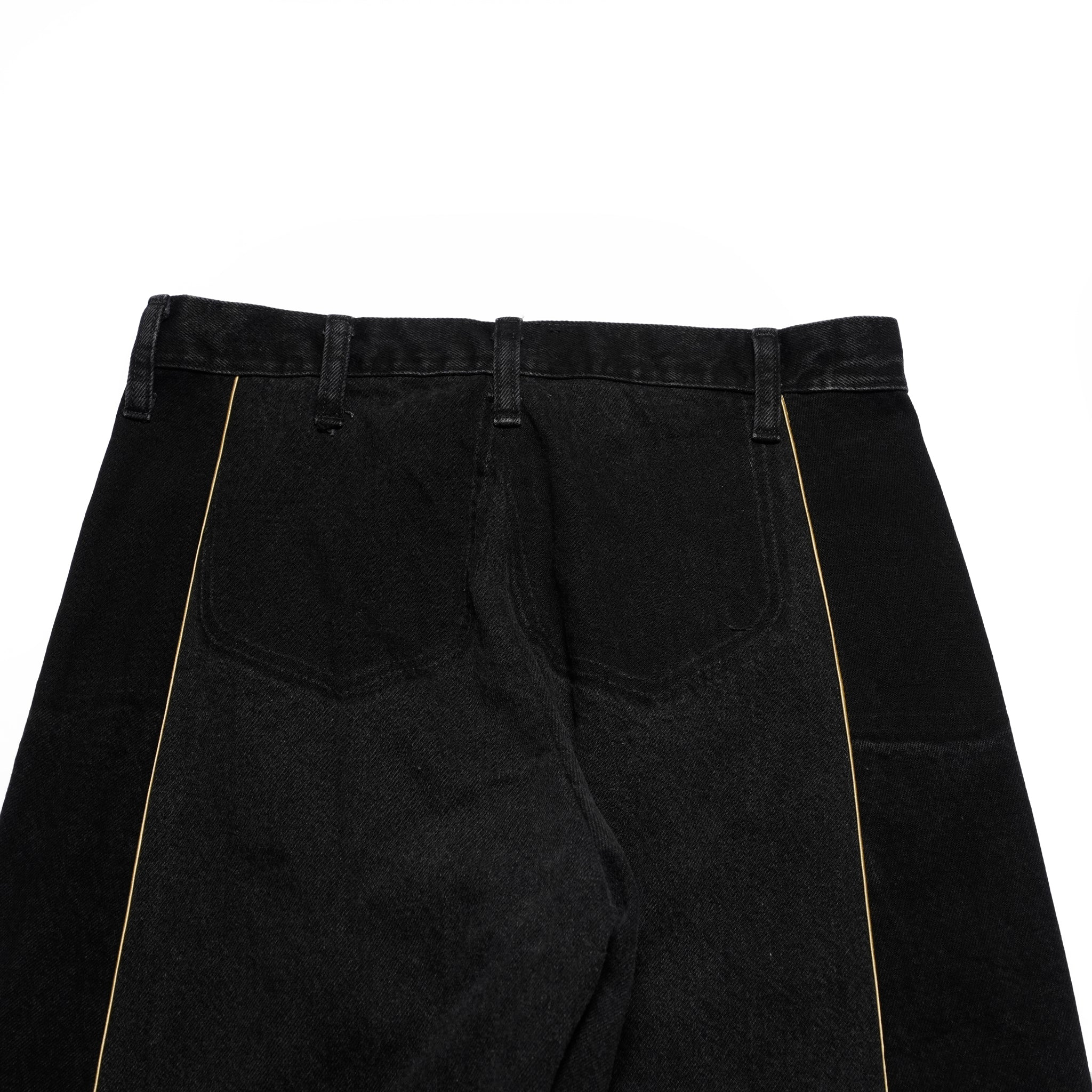 mate-278 | wフレアデニム | Color:10 | Size:S【REHERSALL_リハーズオール】