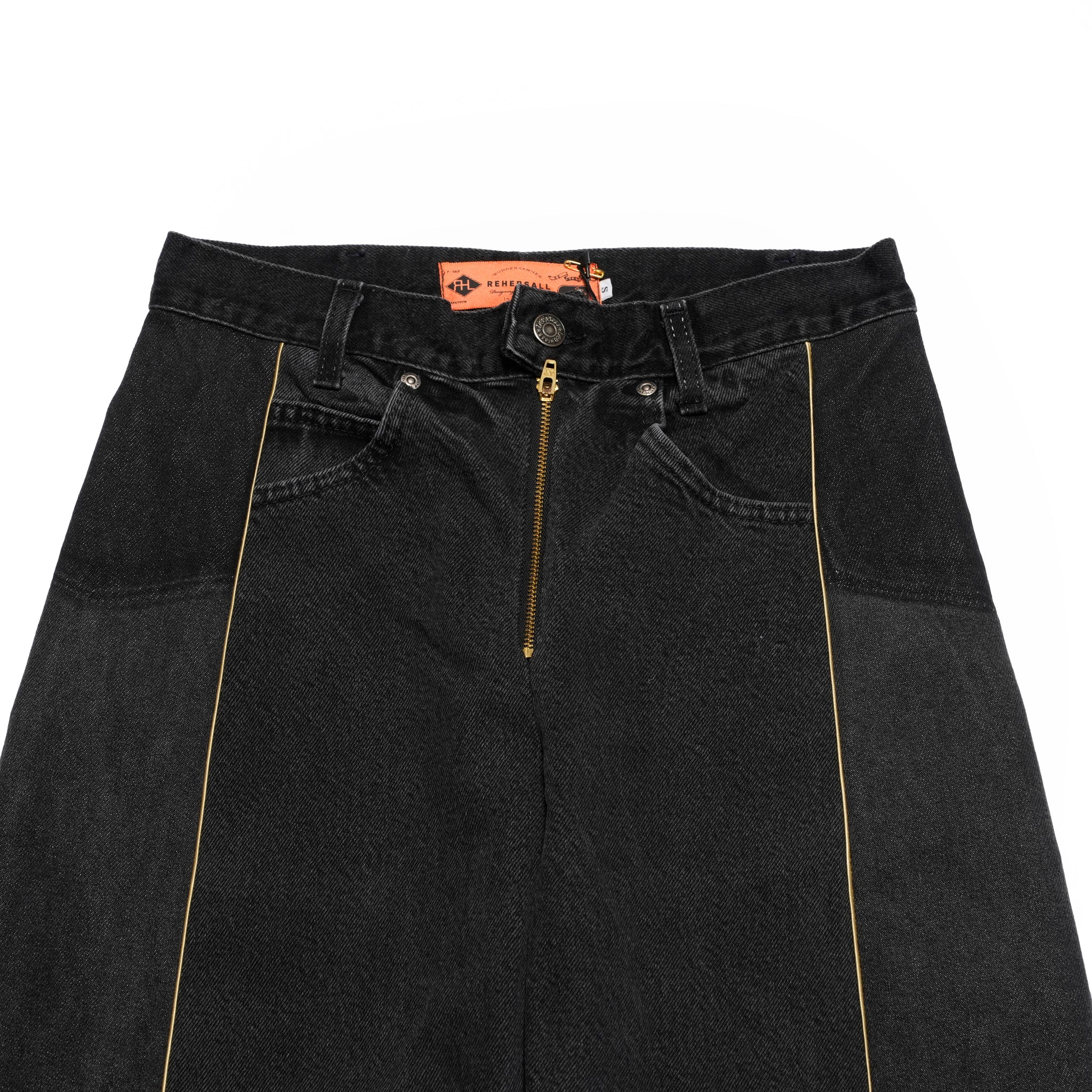 mate-278 | wフレアデニム | Color:4 | Size:S【REHERSALL_リハーズオール】