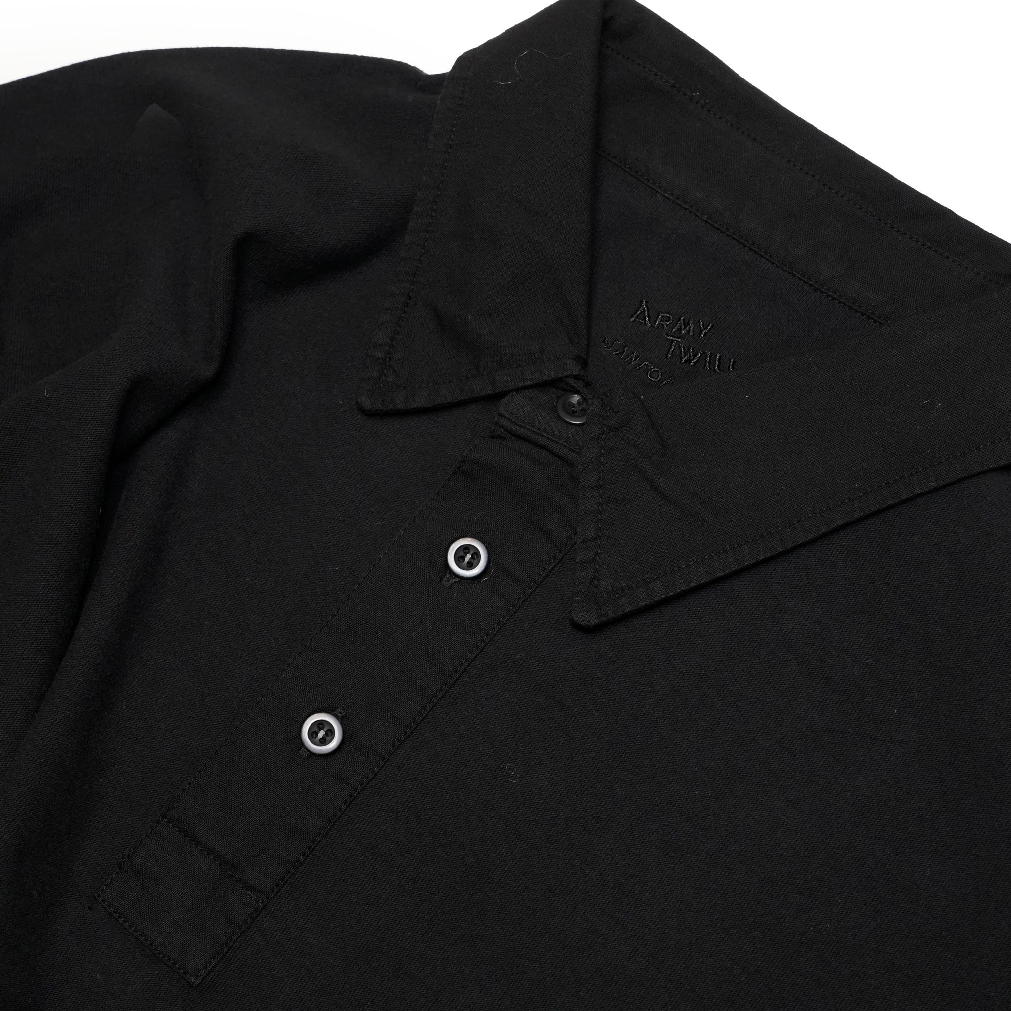 AM-2513008_Black | Back Jersey Half Sleeve Pullover Shirt | Color:Black【ARMY TWILL_アーミーツイル】